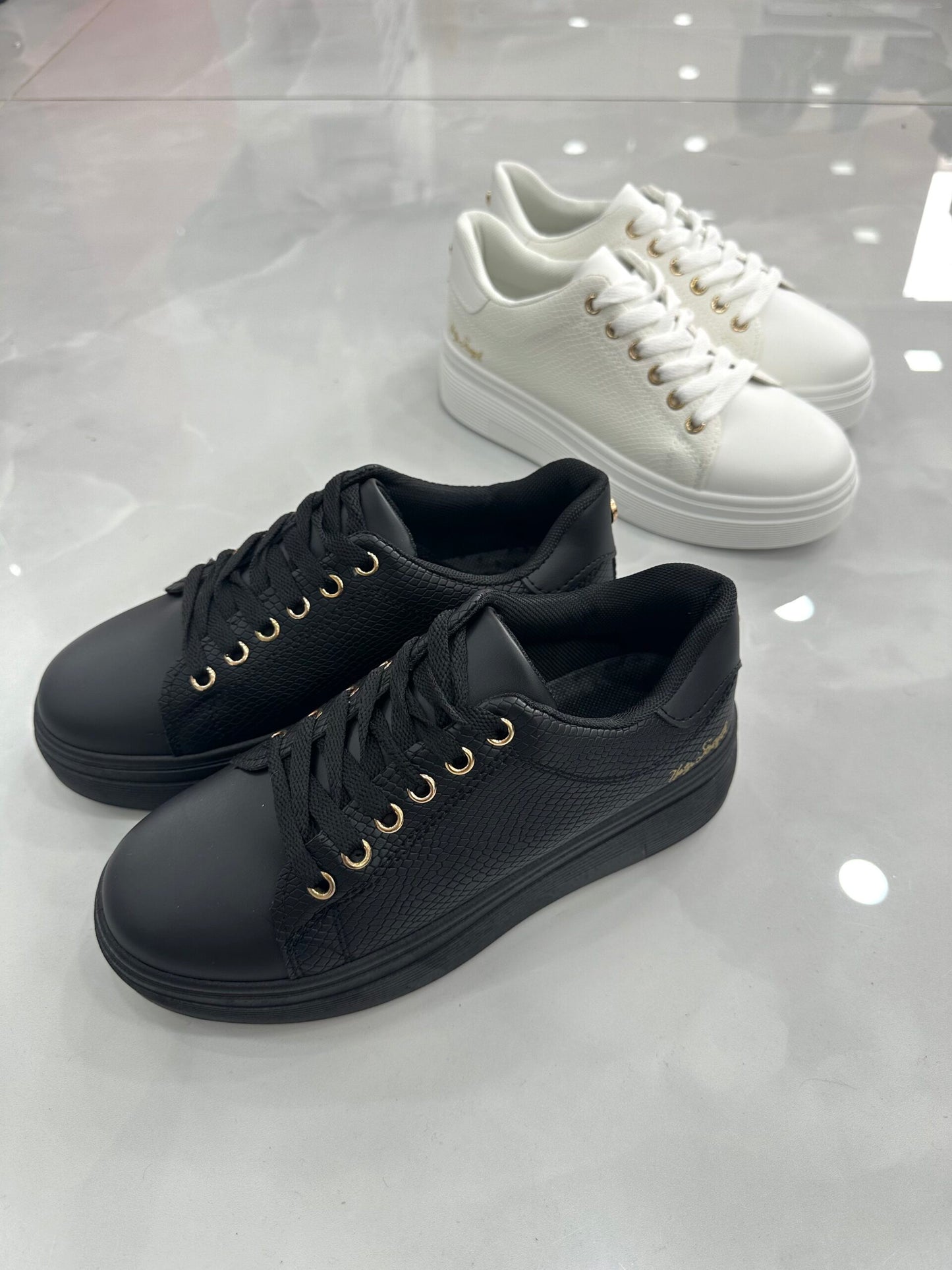 Sneakers Simple Δίσολο All Black