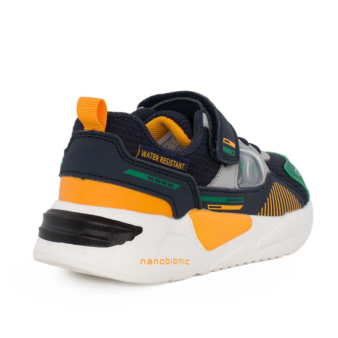 Fila MEMORY KILIGSTON 3W/R 3AF53001-265 Αθλητικό για αγόρι σε συνθετικό δέρμα και αδιαβροχοποιημένο πανί (Water Resistan) Πράσινο-Μπλέ