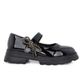 Exe XA21U6182007 Μπαρέτα Loafers για κορίτσι σε οικολογικό δέρμα Μαύρη