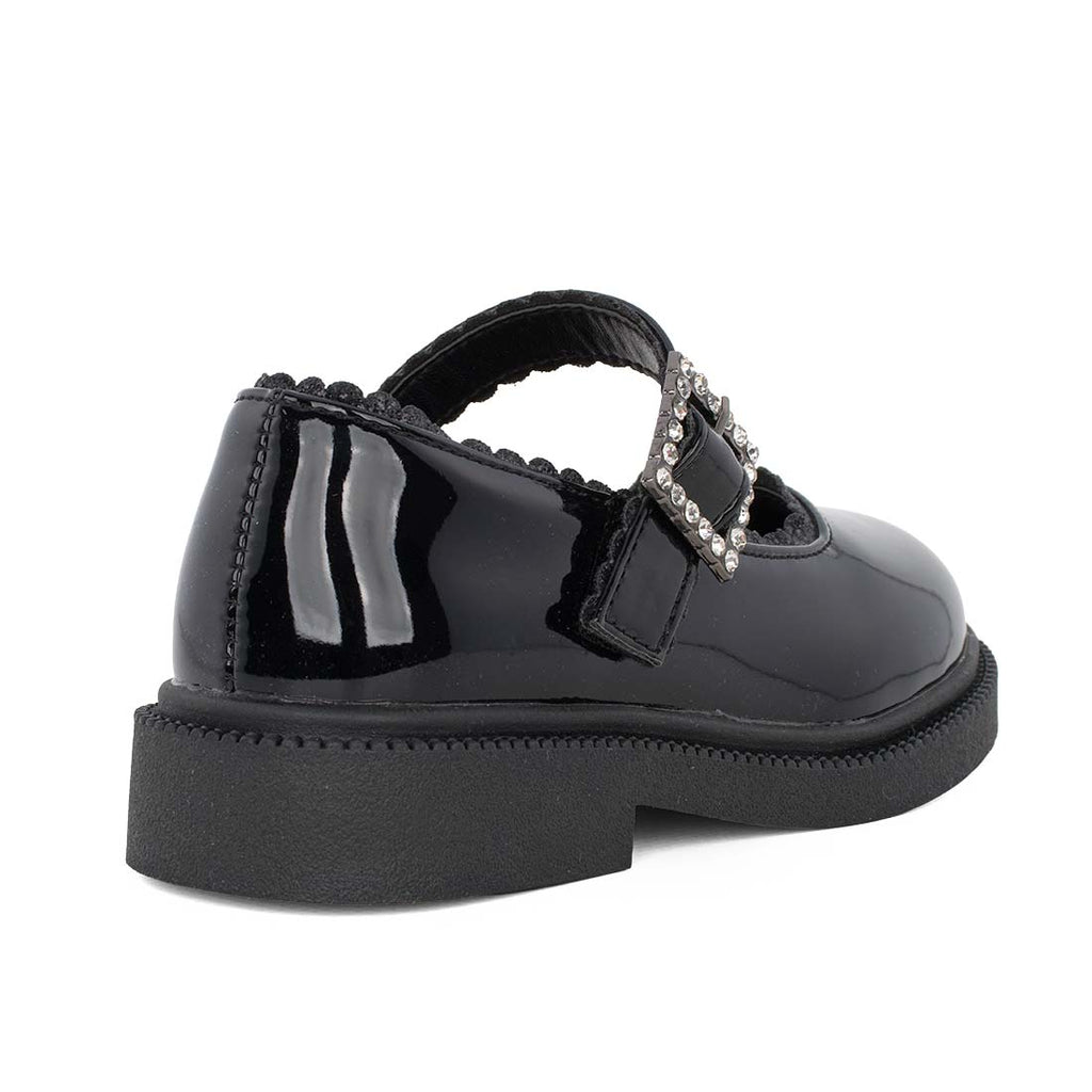 Exe XA7008102007 Μπαρέτα Loafers για κορίτσι σε οικολογικό δέρμα Μαύρη