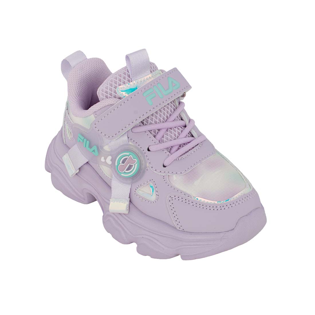 Fila Musha 3 Memory Velcro 7YF61003-800 Αθλητικό για κορίτσι σε συνθετικό υλικό Μωβ