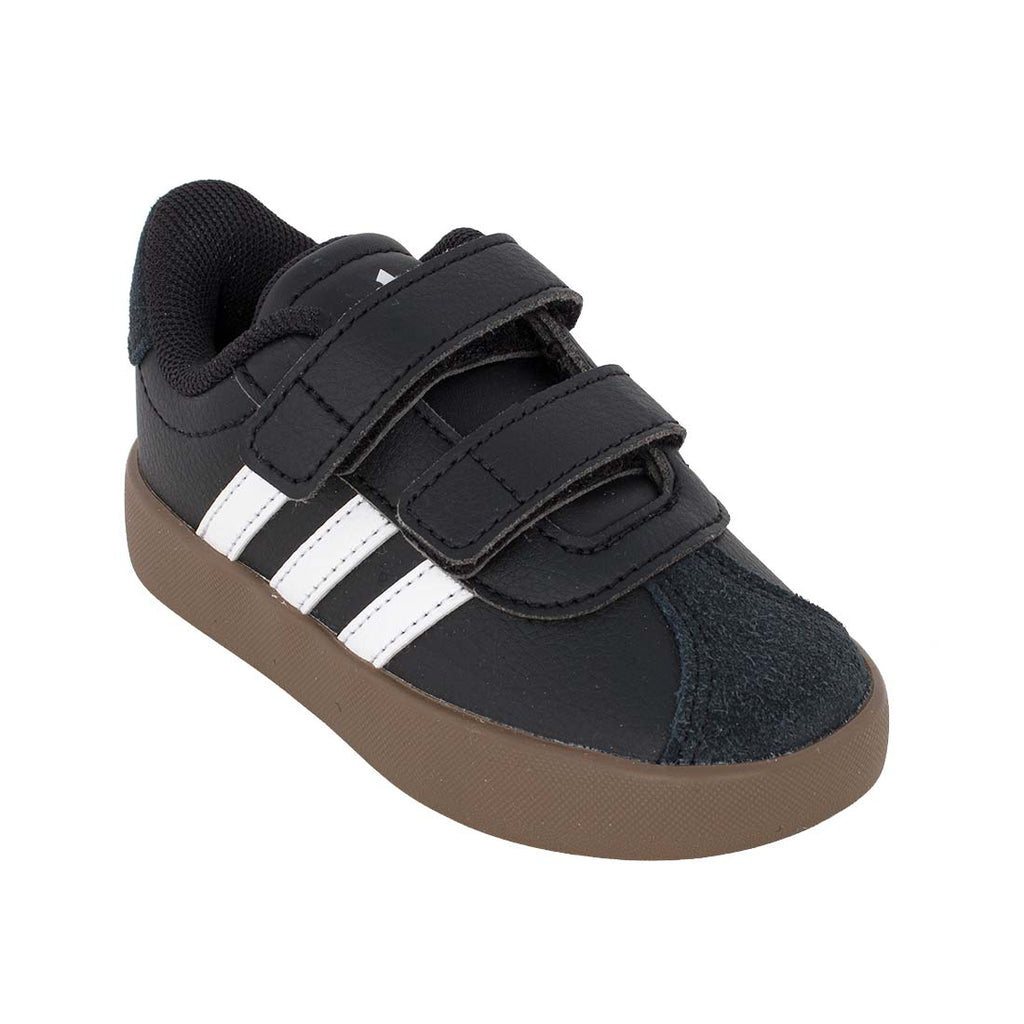 Adidas VL COURT 3.0 CFI ID9156 Sneakers για αγόρι σε συνθετικό υλικό Μαύρο