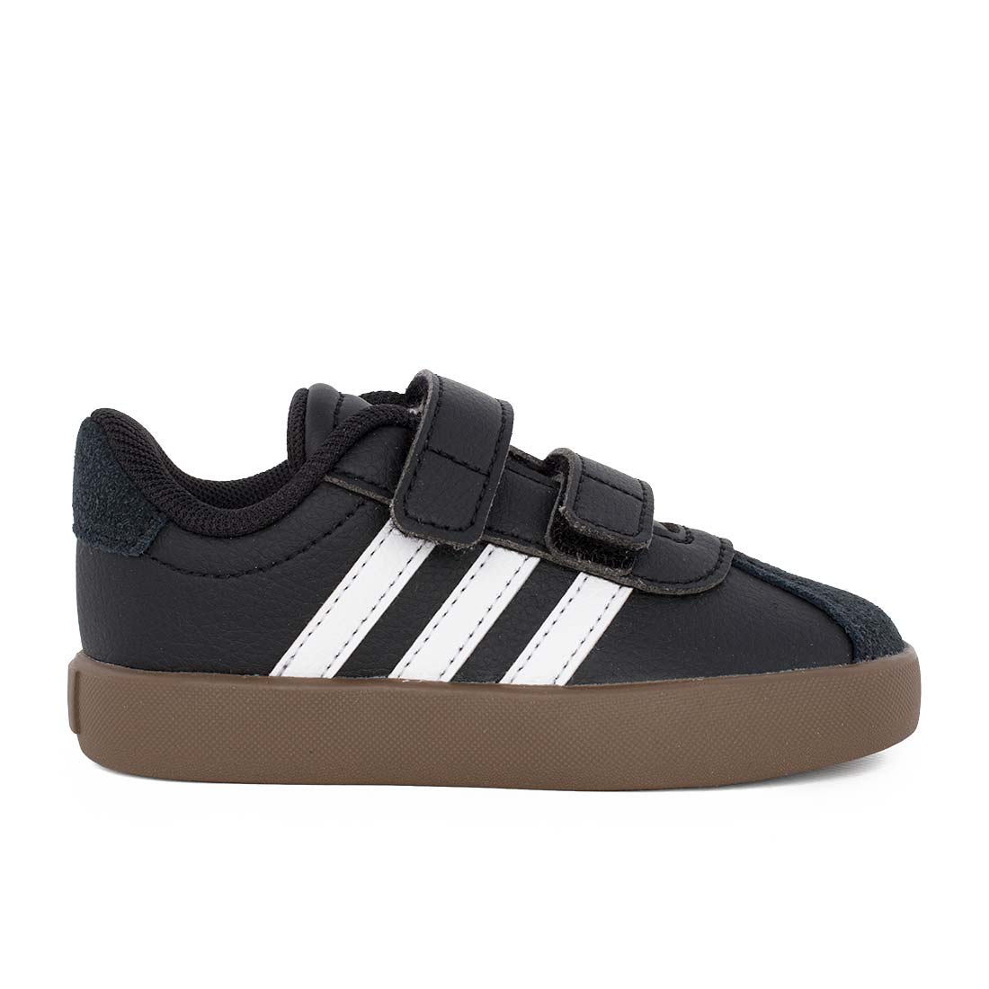 Adidas VL COURT 3.0 CFI ID9156 Sneakers για αγόρι σε συνθετικό υλικό Μαύρο