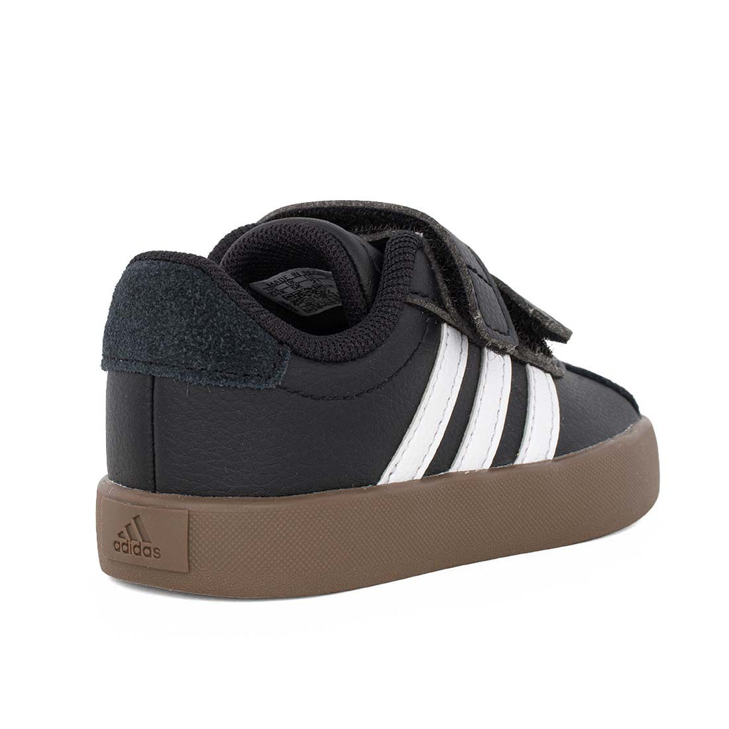 Adidas VL COURT 3.0 CFI ID9156 Sneakers για αγόρι σε συνθετικό υλικό Μαύρο