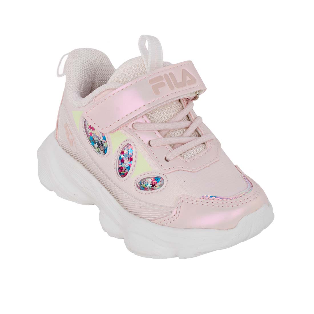Fila STAR MEMORY VELCRO 7YF63011-900 Αθλητικό για κορίτσι σε συνθετικό υλικό Ροζ
