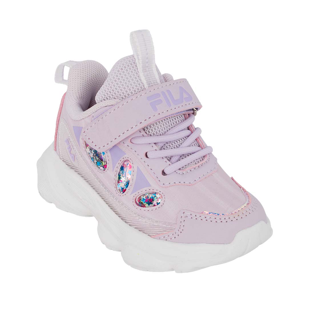 Fila STAR MEMORY VELCRO 7YF63011-800 Αθλητικό για κορίτσι σε συνθετικό υλικό Μωβ