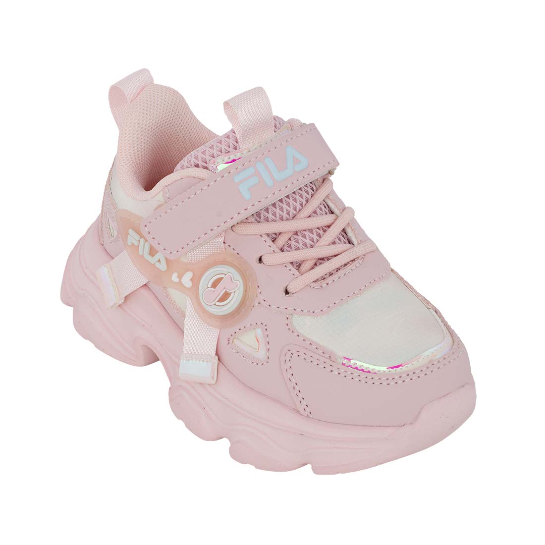 Fila Musha 3 Memory Velcro 7YF61003-900 Αθλητικό για κορίτσι σε συνθετικό υλικό Ροζ