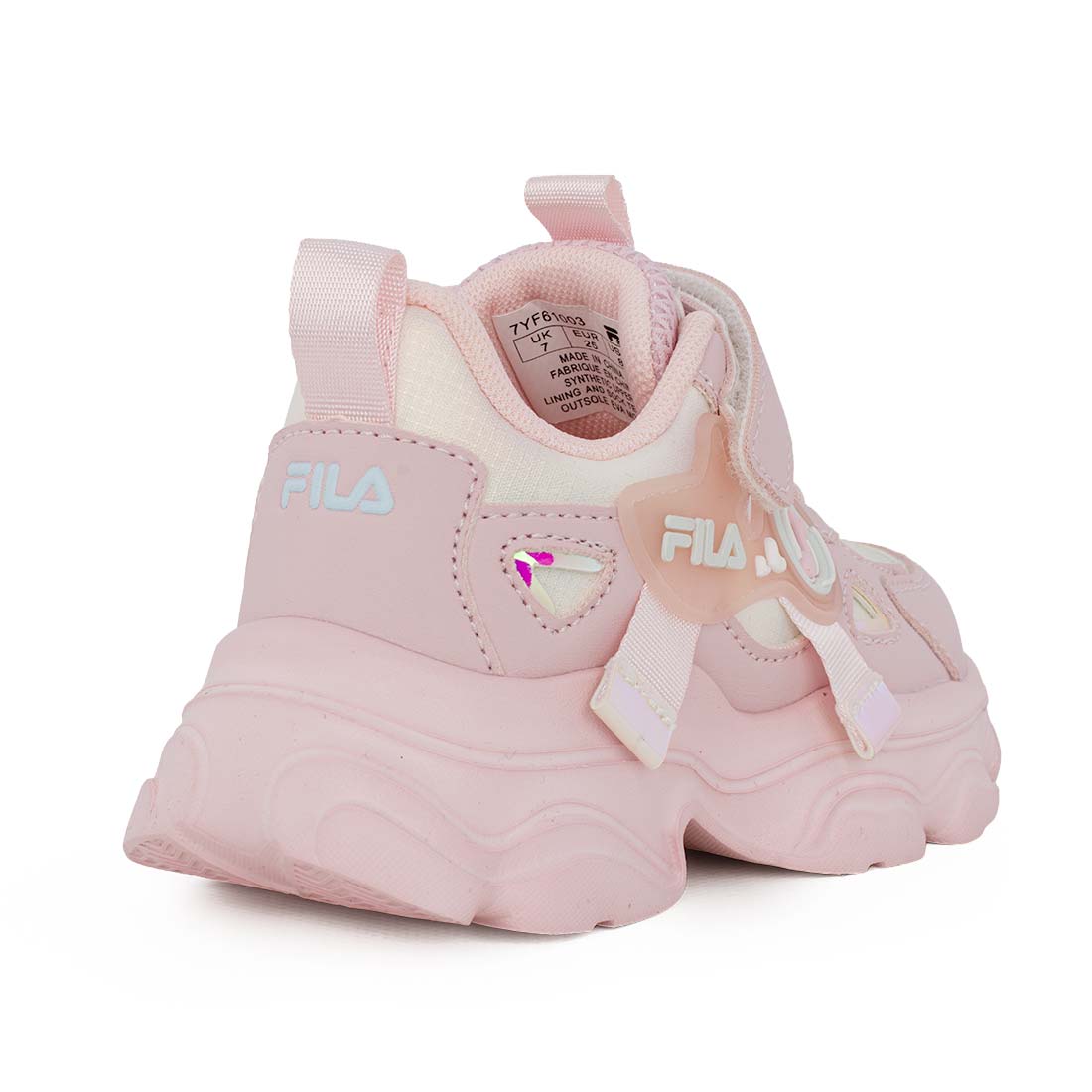 Fila Musha 3 Memory Velcro 7YF61003-900 Αθλητικό για κορίτσι σε συνθετικό υλικό Ροζ