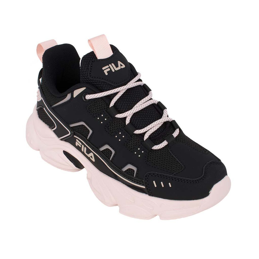 Fila MEMORY SPINEL 3 LACE 3YF51022-095 Αθλητικό για κορίτσι σε συνθετικό υλικό και ύφασμα Ροζ-Μαύρο