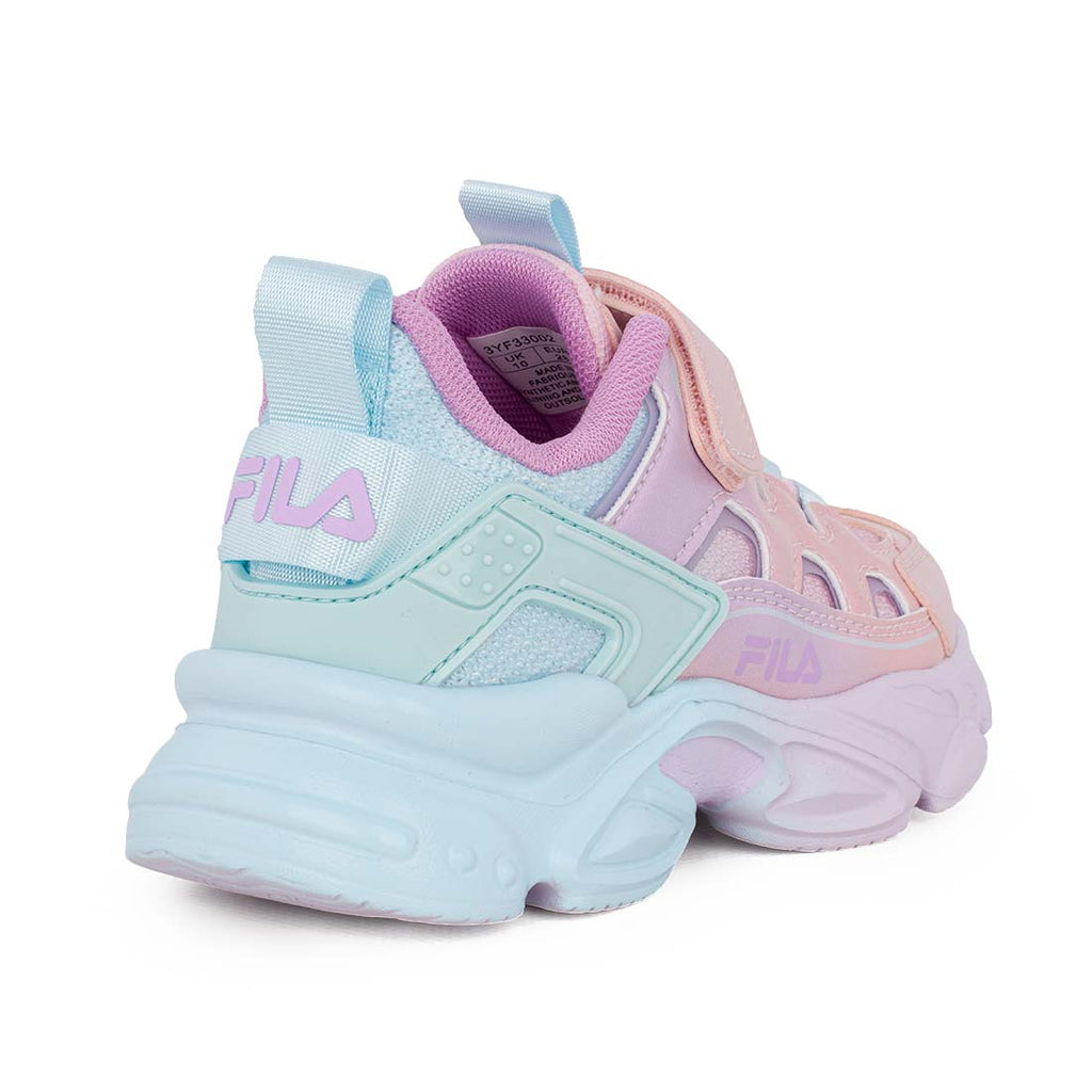 Fila MEMORY SPINEL 3 V 3YF33002-982 Αθλητικό για κορίτσι σε συνθετικό υλικό και ύφασμα Ιριδίζον Μέντα-Ροζ