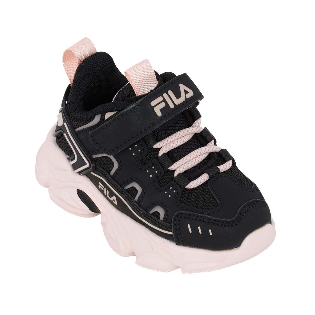 Fila MEMORY SPINEL 3V 7YF33002-095 Αθλητικό για κορίτσι σε συνθετικό υλικό Ροζ-Μαύρο