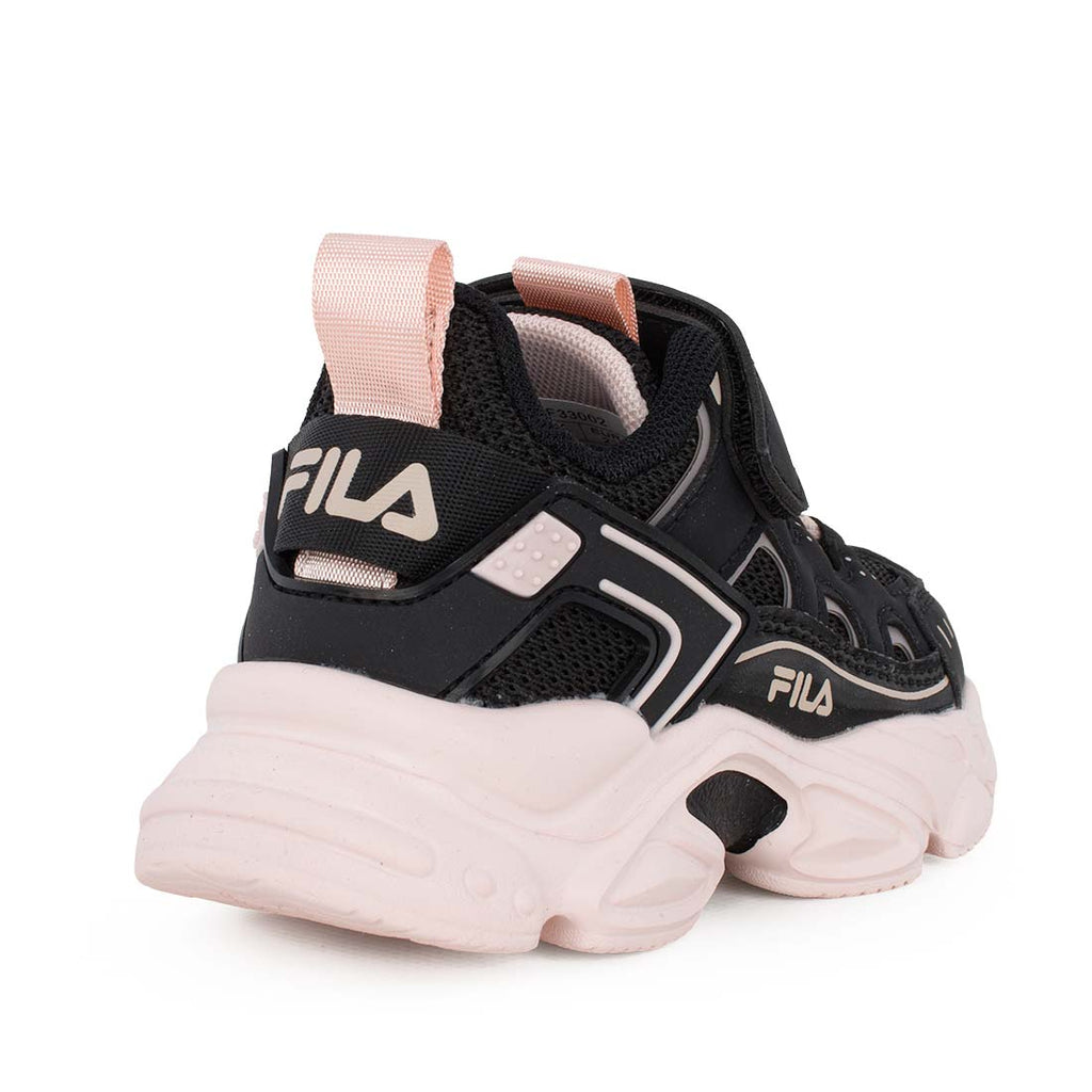 Fila MEMORY SPINEL 3V 7YF33002-095 Αθλητικό για κορίτσι σε συνθετικό υλικό Ροζ-Μαύρο