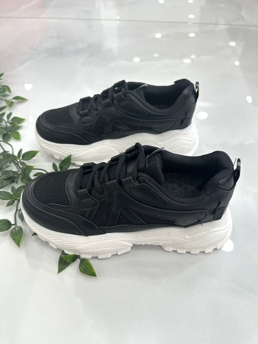 Classic Modern Sneaker Δίσολο Black/White