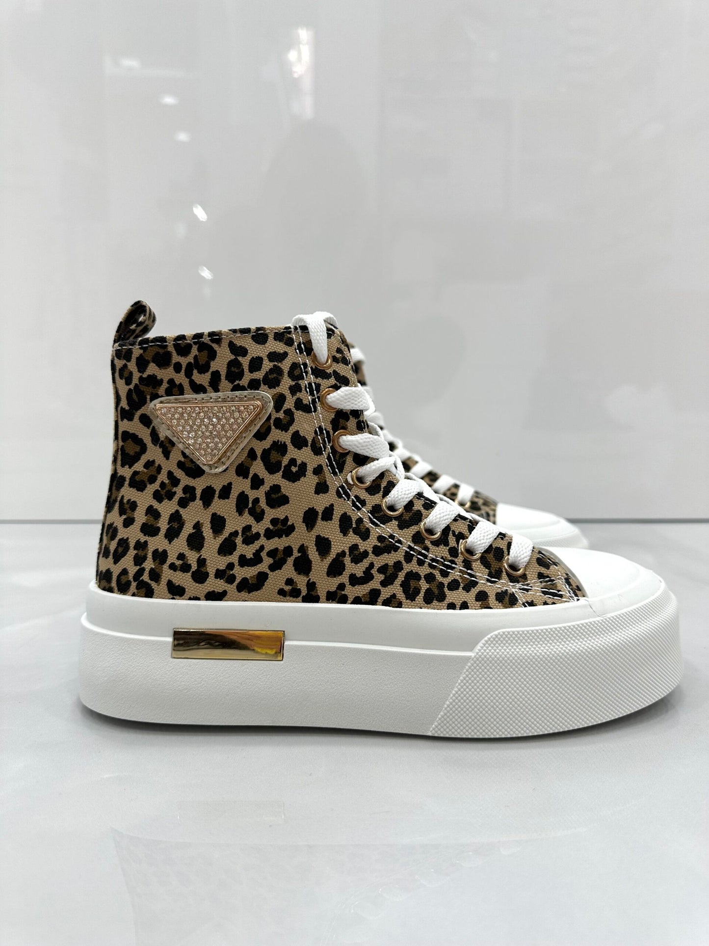 Sneaker Μποτάκι-Σταράκι Leopard