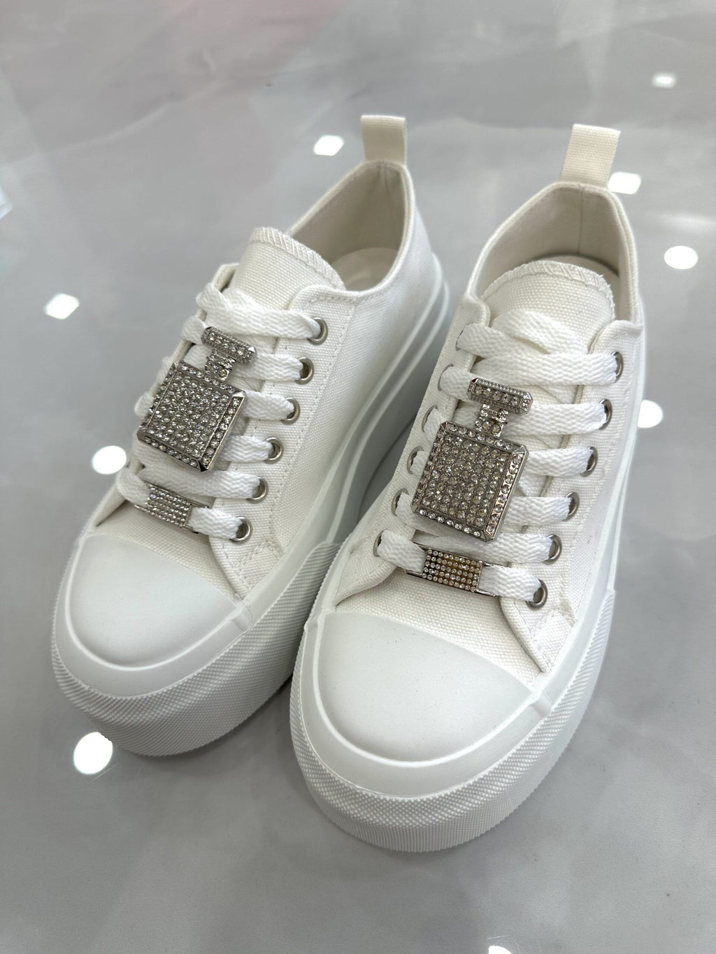Sneaker Σταράκι με Σχέδιο AllWhite