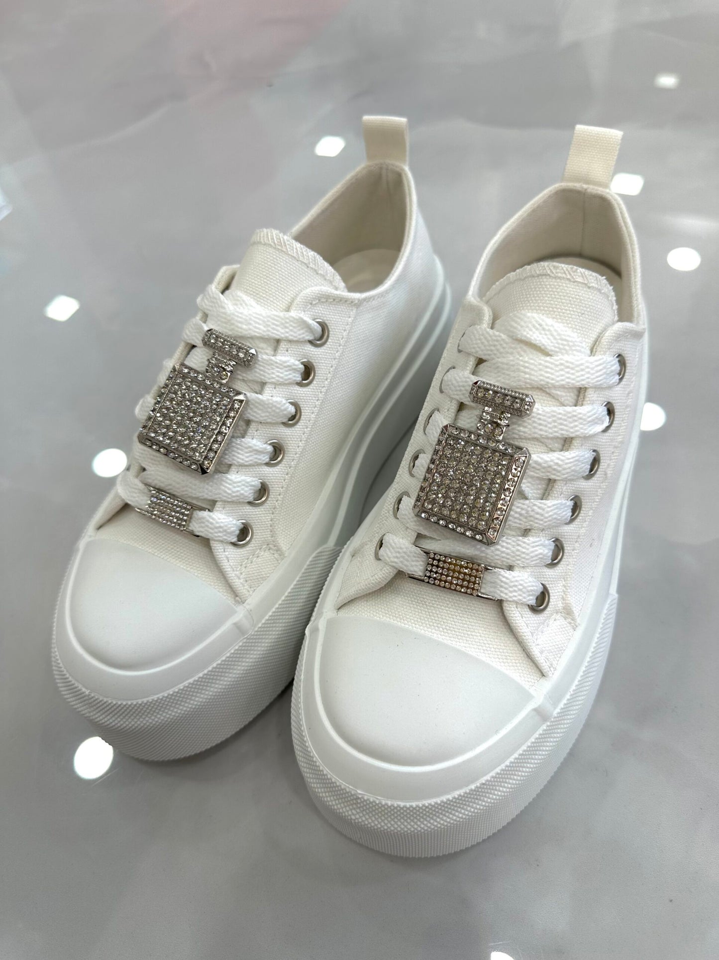 Sneaker Σταράκι με Σχέδιο AllWhite