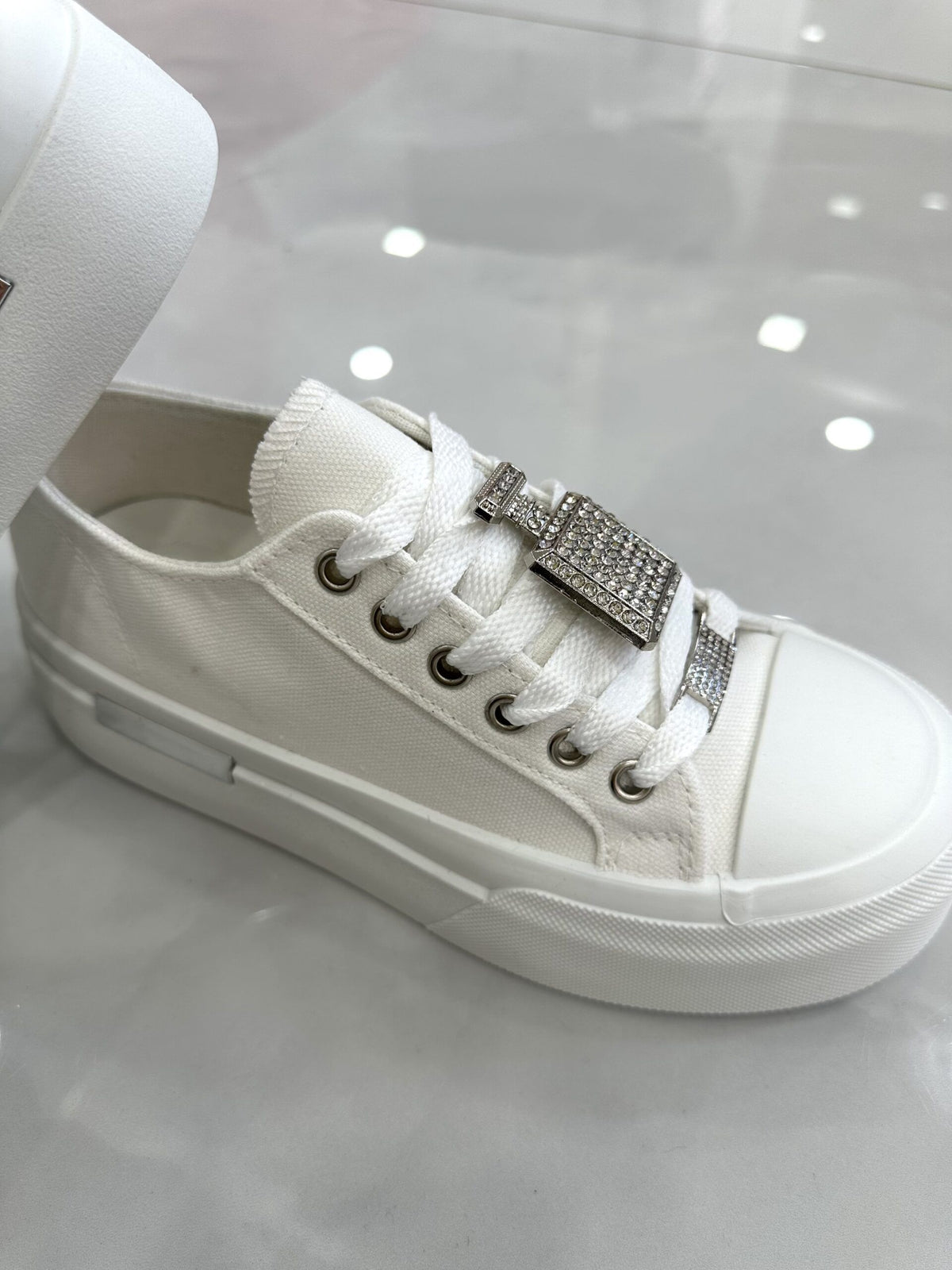 Sneaker Σταράκι με Σχέδιο AllWhite