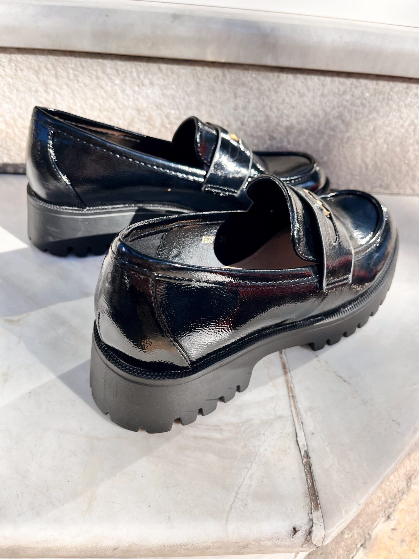 Loafers με Τακούνι BLACK