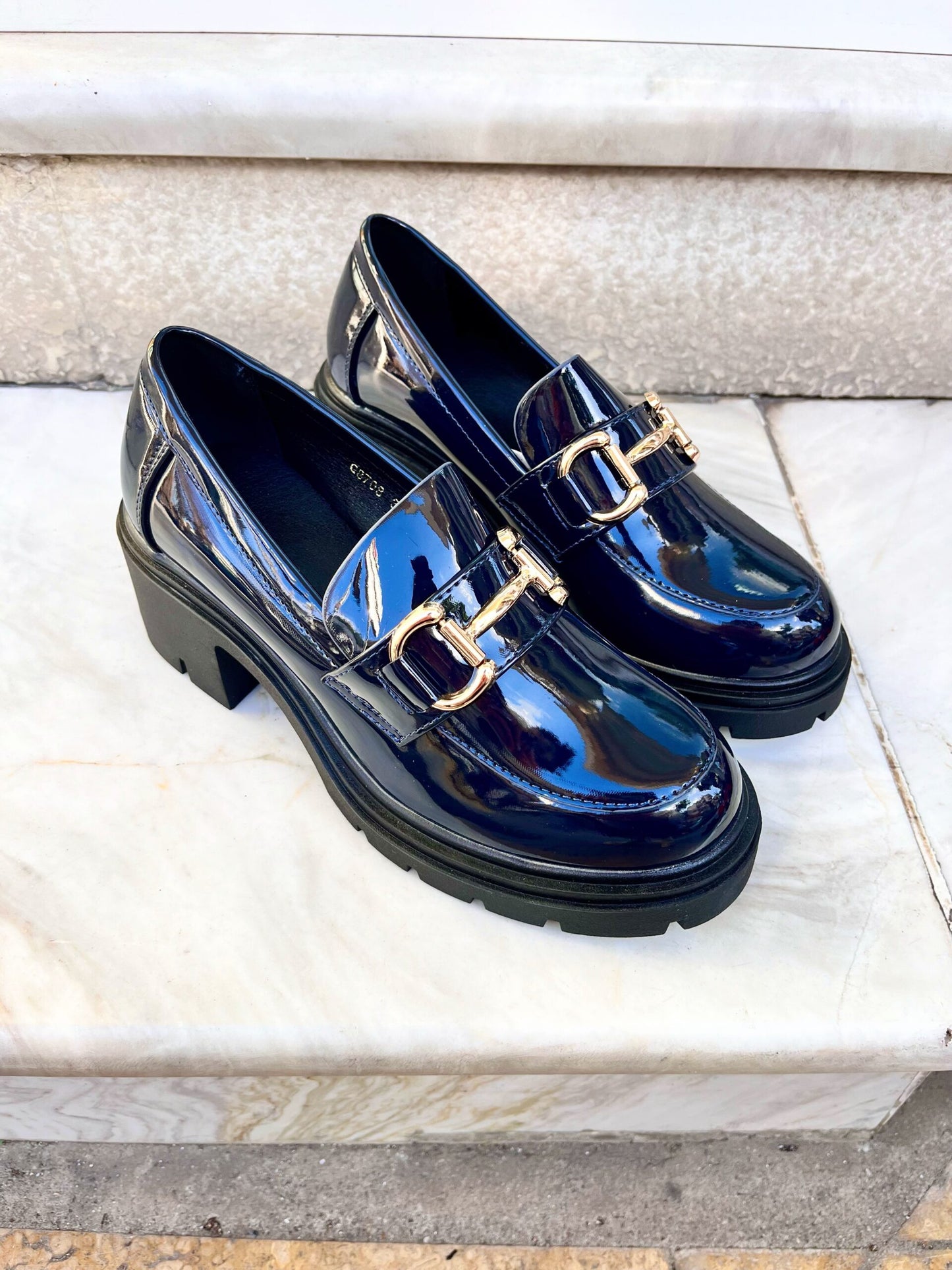 Loafers με Τακούνι BLUE