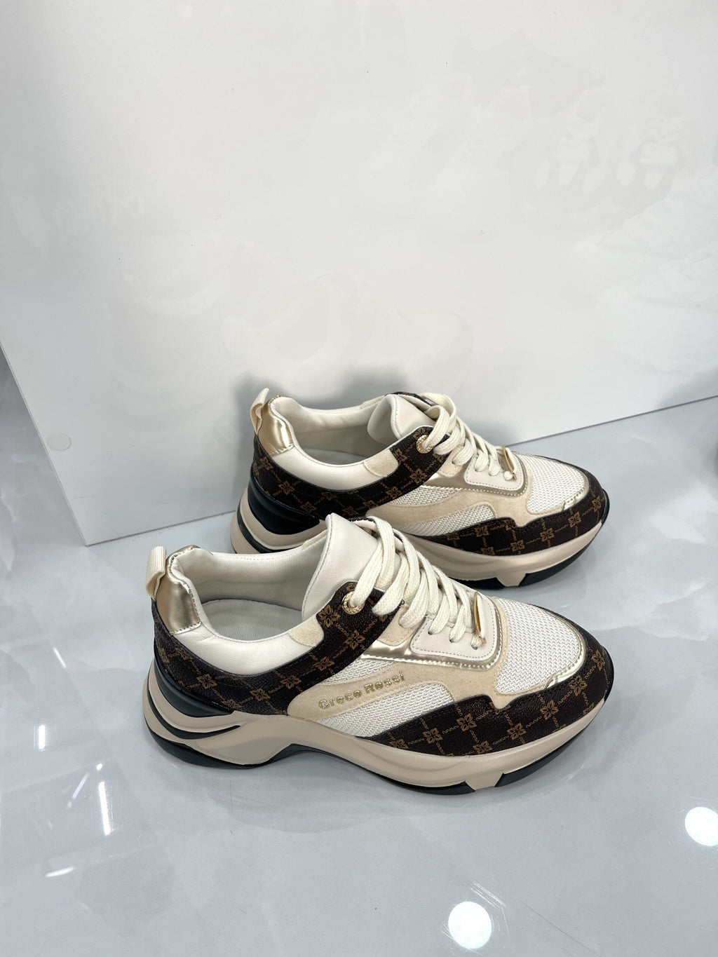 Sneakers NewStyle Beige/Brown