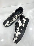 Sneakers CowPrint White/Black