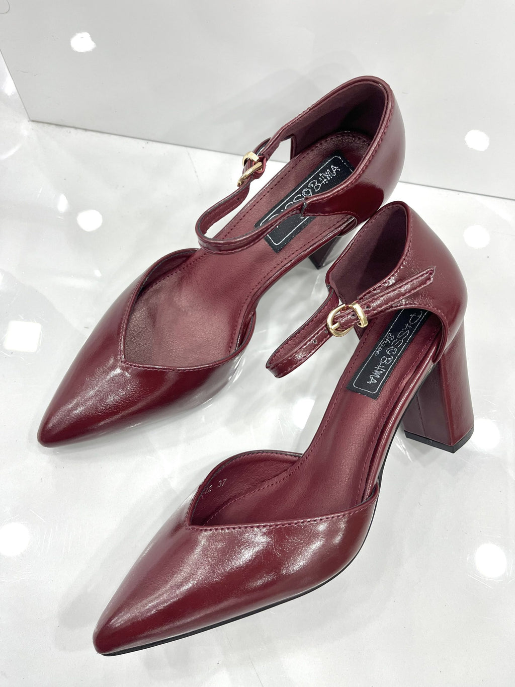 Heels με Χοντρό Ψηλό Τακούνι AllWine