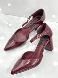 Heels με Χοντρό Ψηλό Τακούνι AllWine