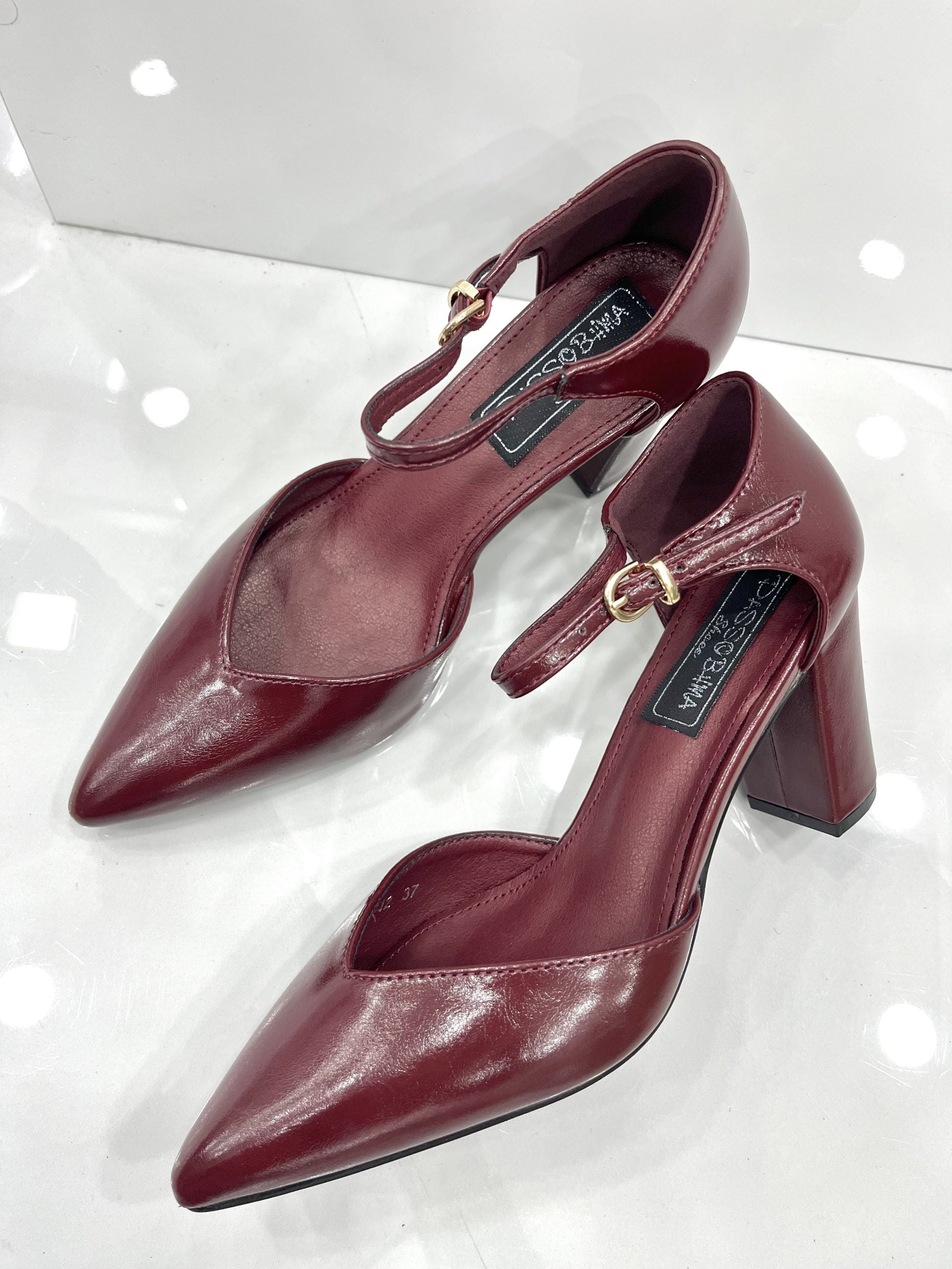 Heels με Χοντρό Ψηλό Τακούνι AllWine