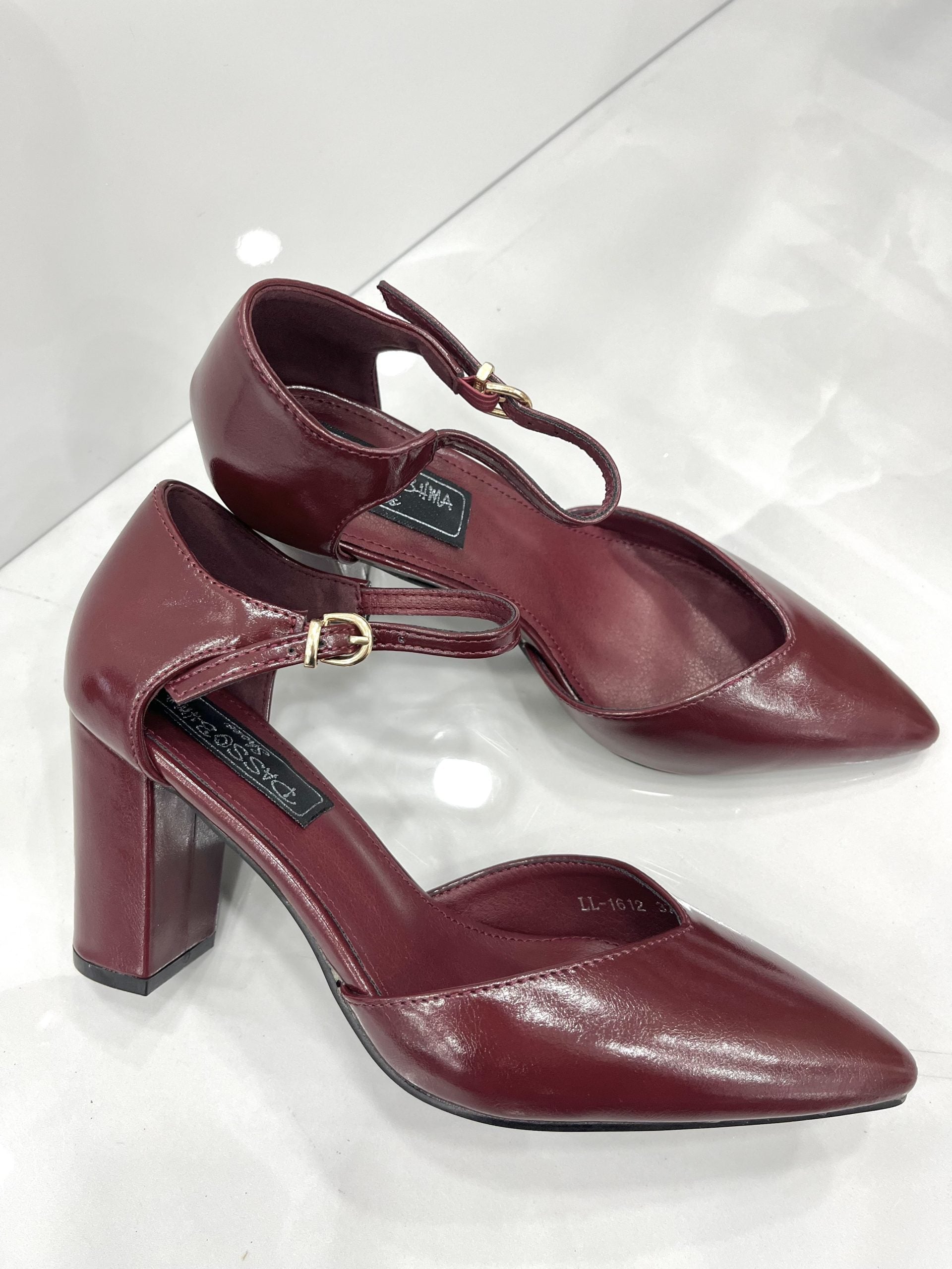 Heels με Χοντρό Ψηλό Τακούνι AllWine