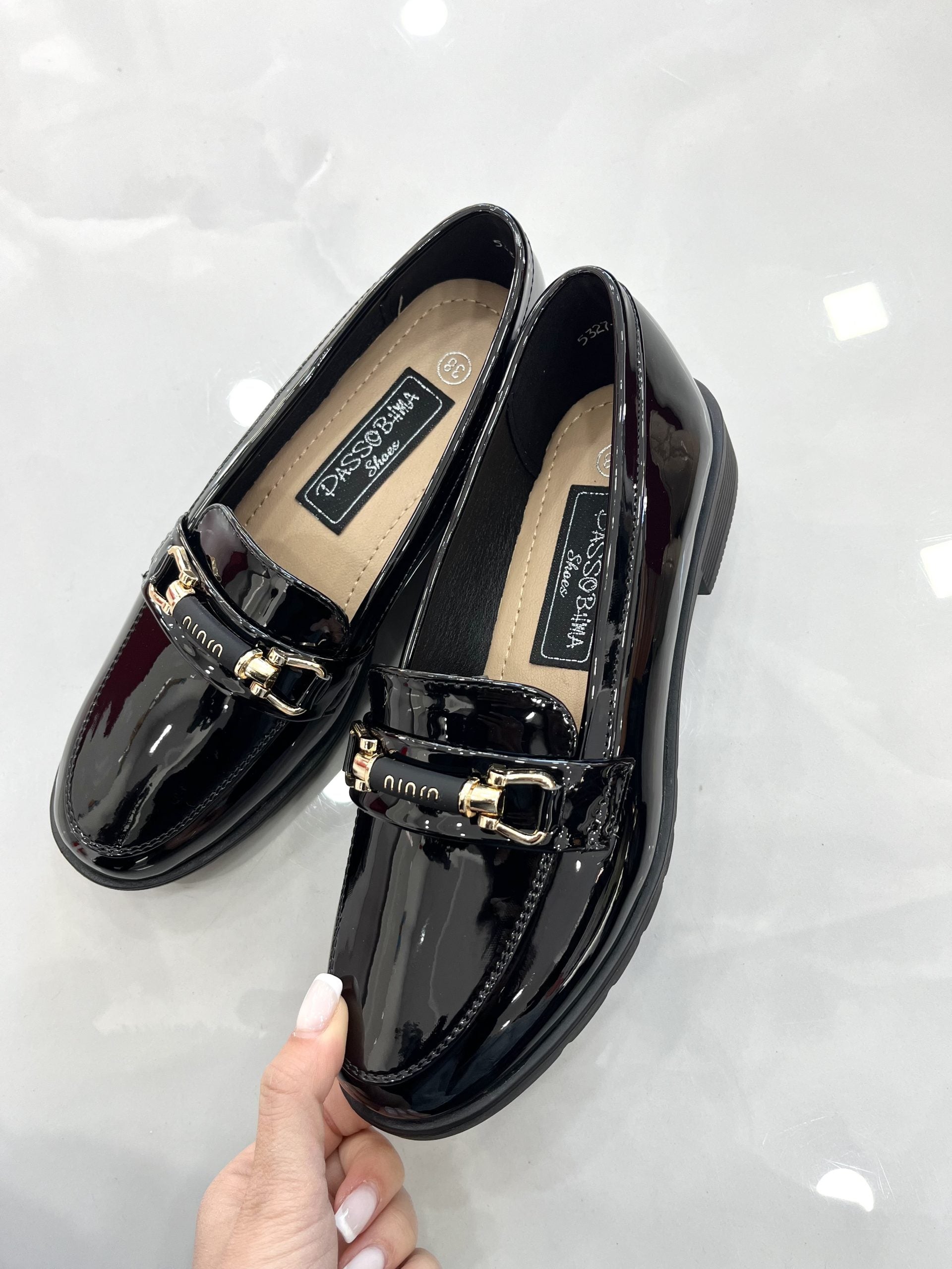 Loafers Λουστρίν Black