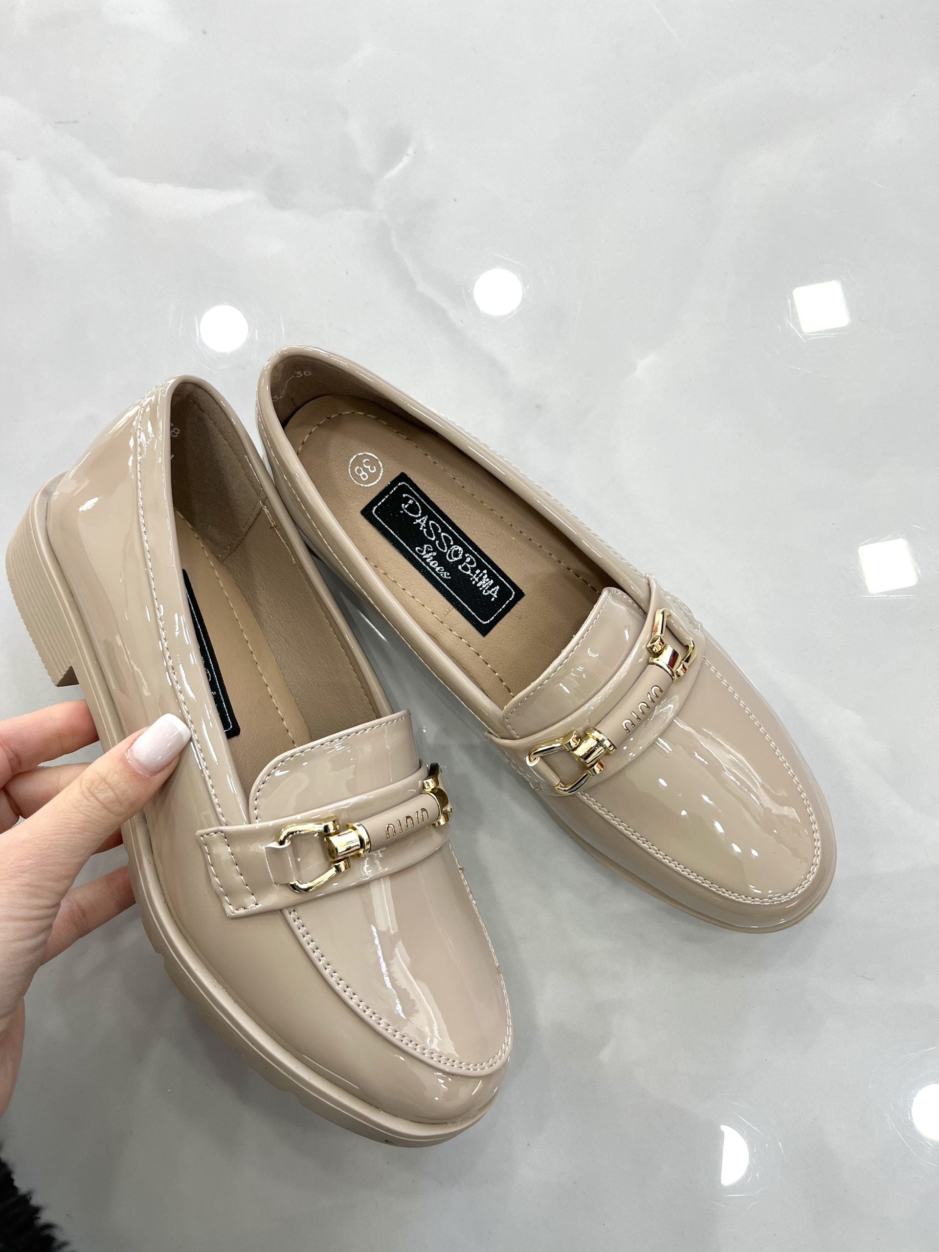 Loafers Λουστρίν Beige