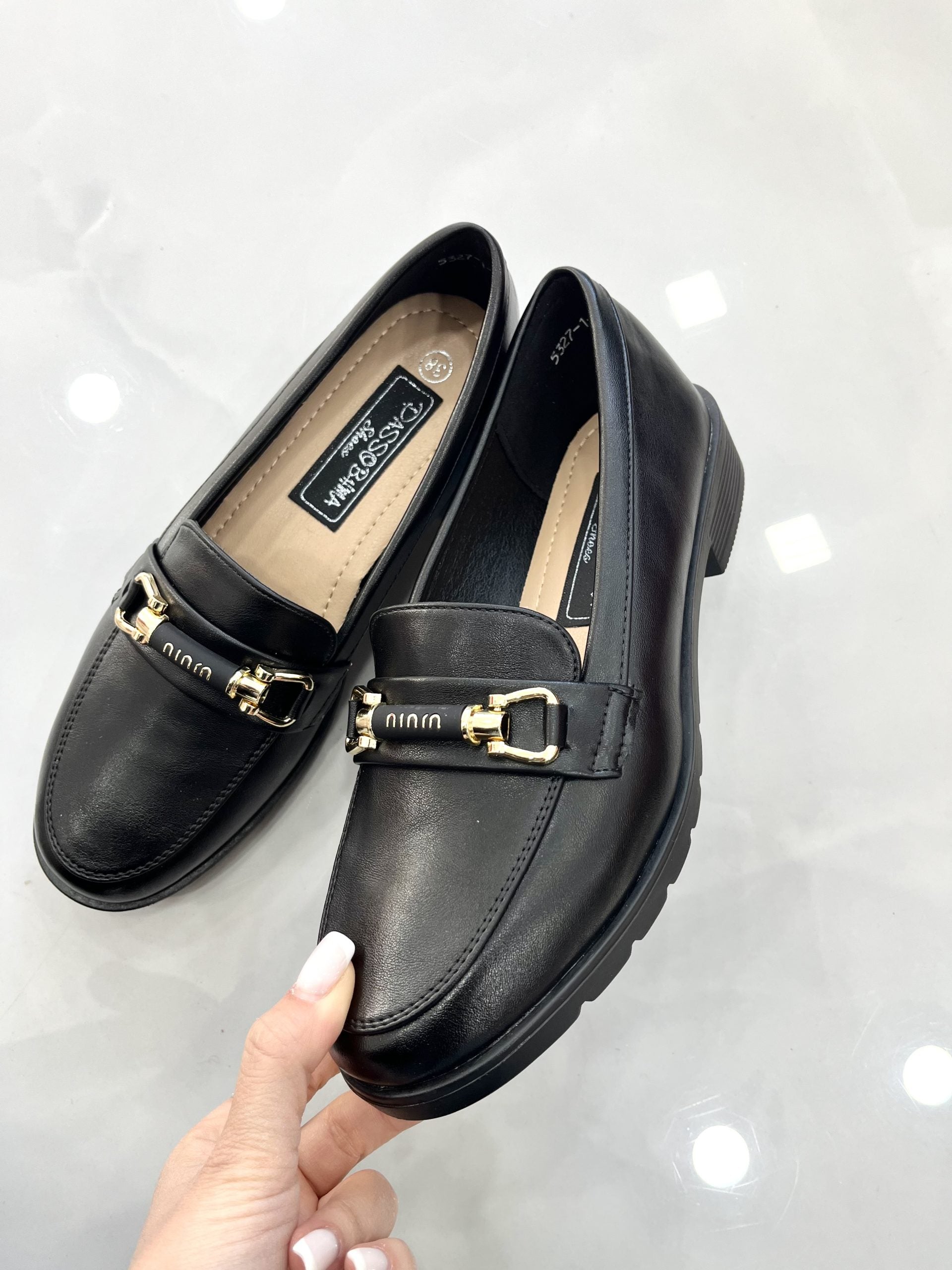 Loafers Ματ Black