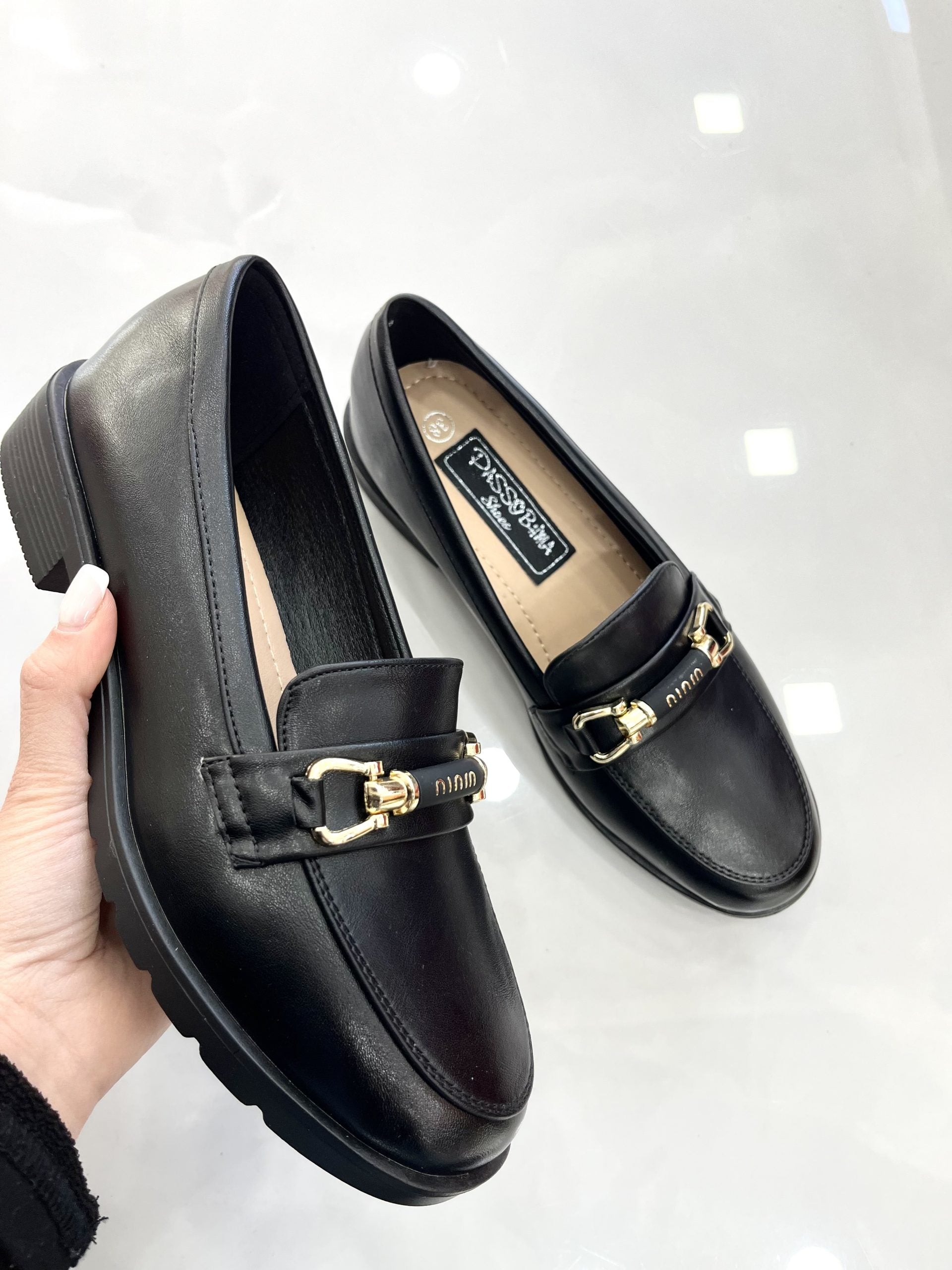 Loafers Ματ Black