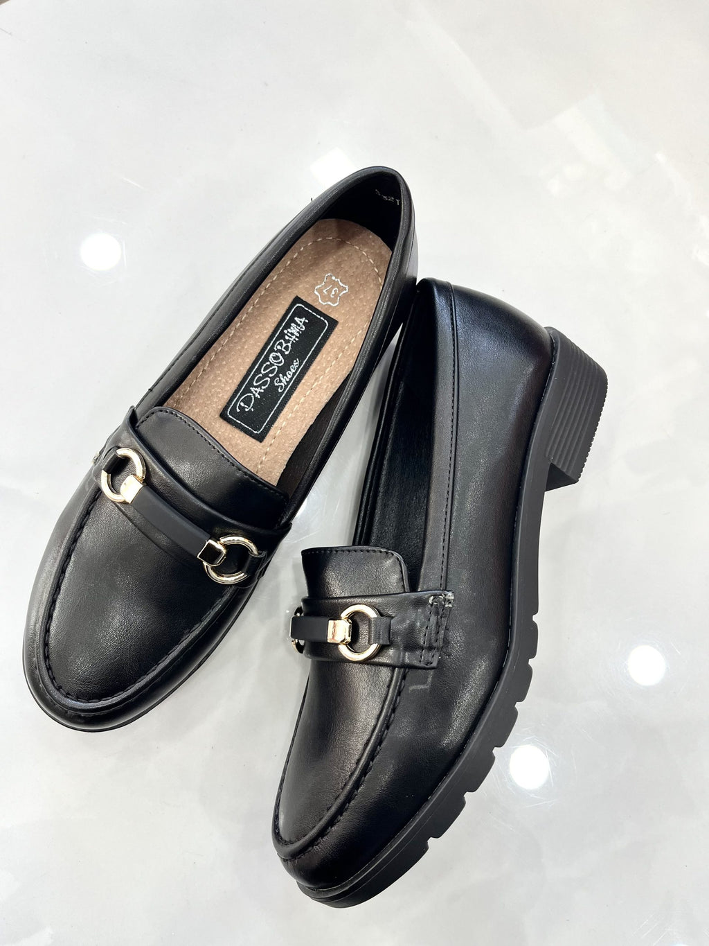 Loafers Ματ Black