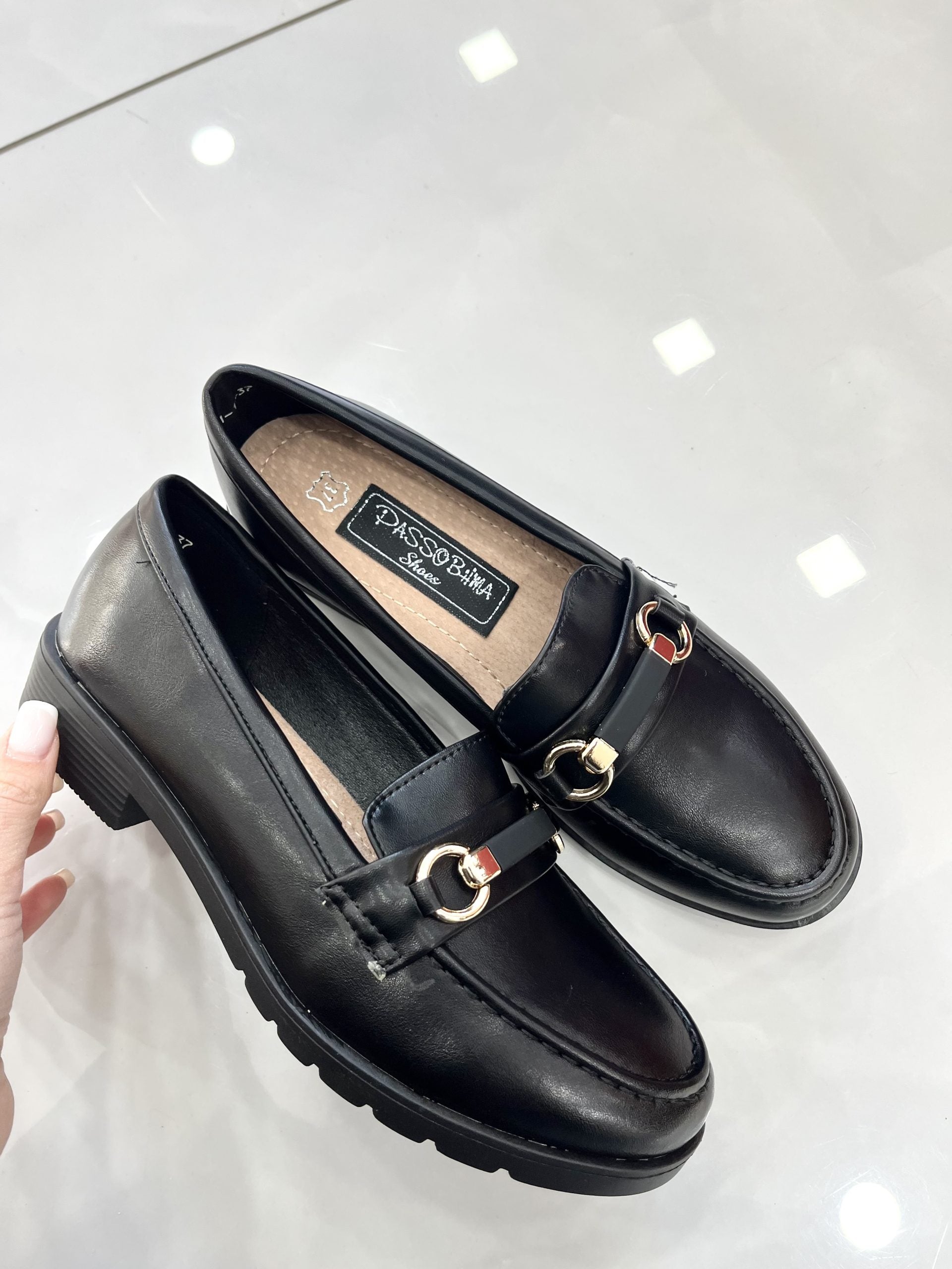 Loafers Ματ Black