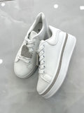 Sneaker Strass Love White
