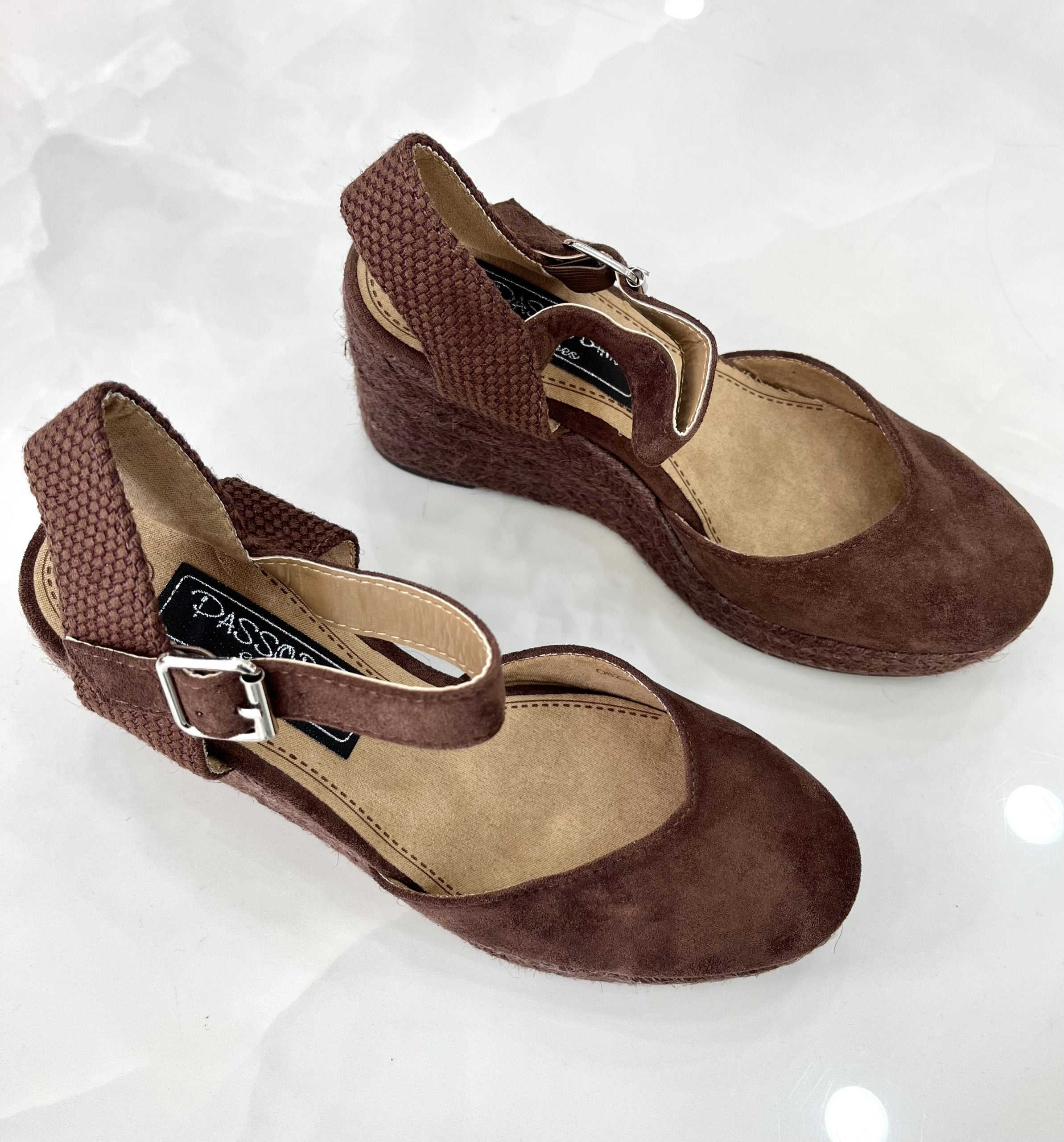 Platform Espadrilles All Brown