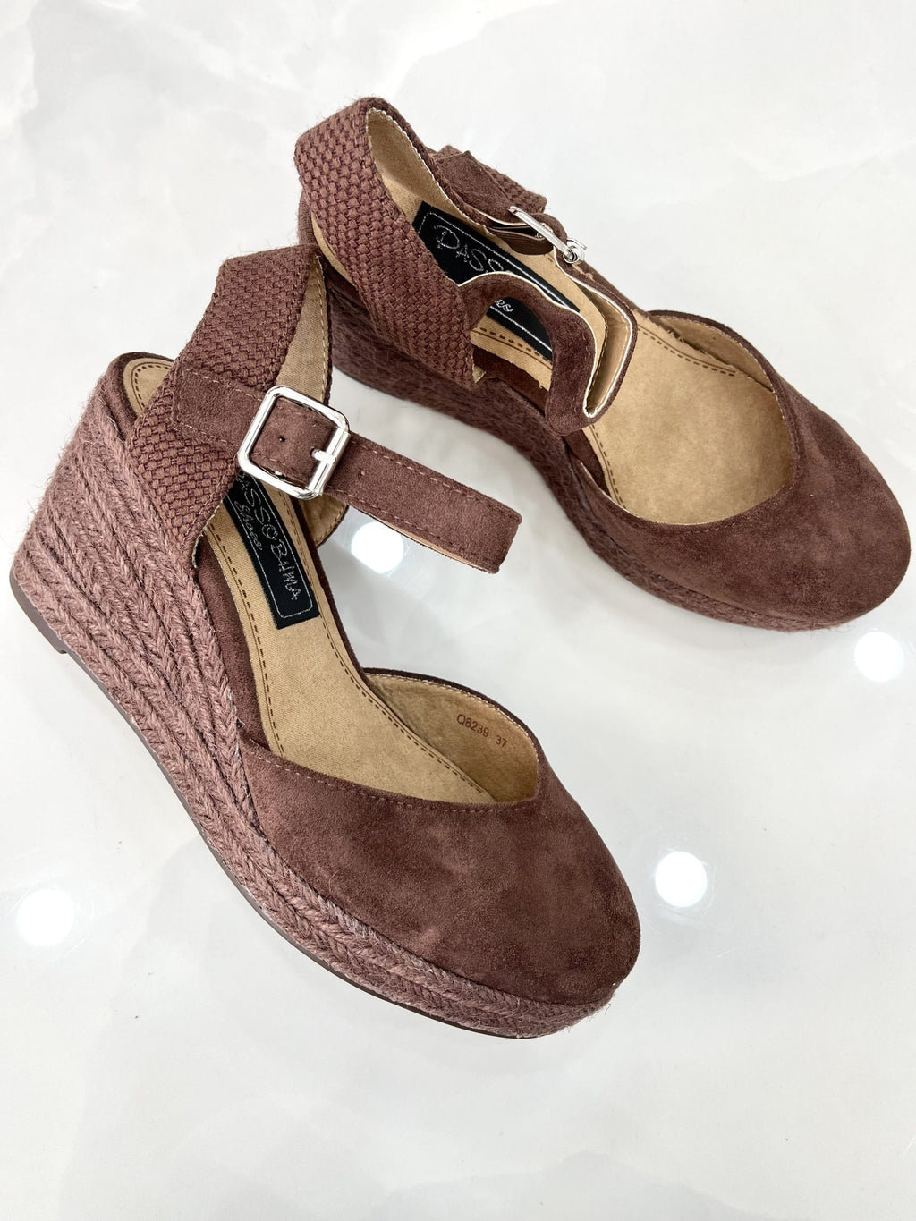 Platform Espadrilles All Brown