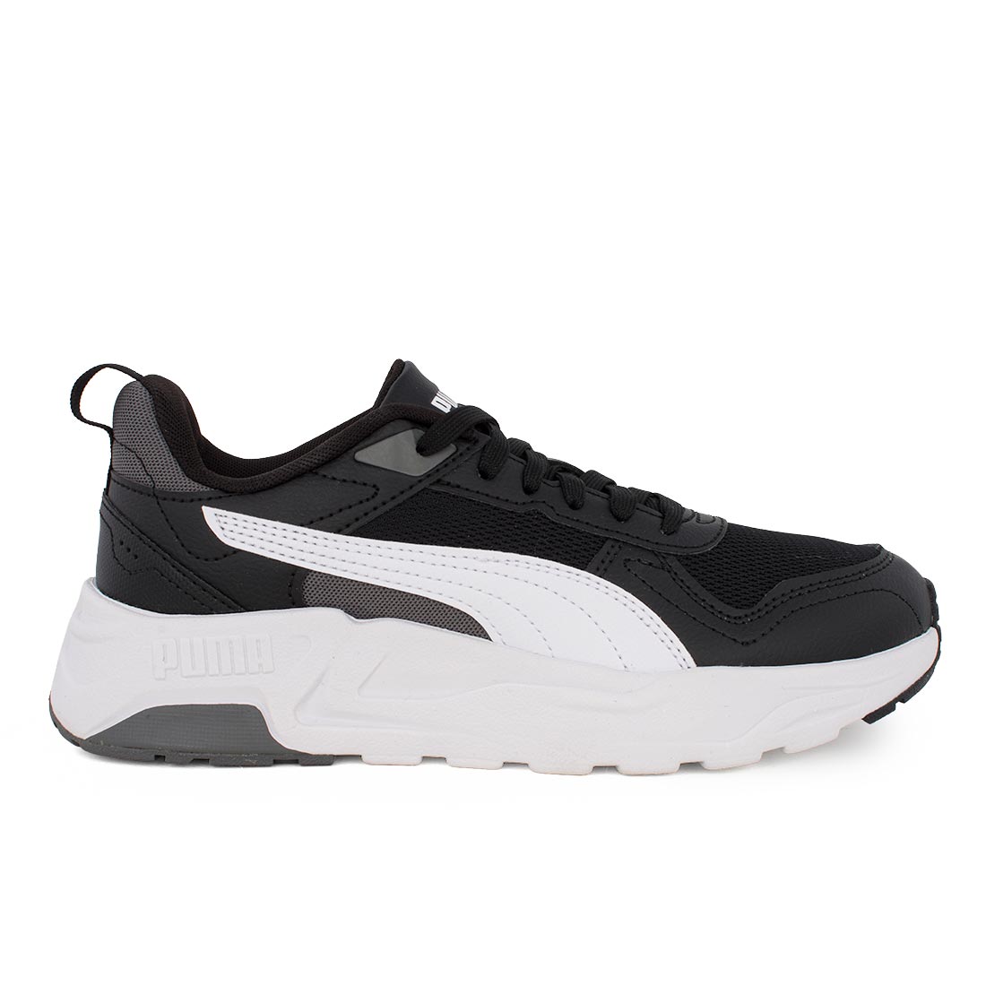 Puma Trinity 2 LT Jr 403703 02 Αθλητικό Unisex σε ύφασμα και συνθετικό υλικό Λευκό-Μαύρο