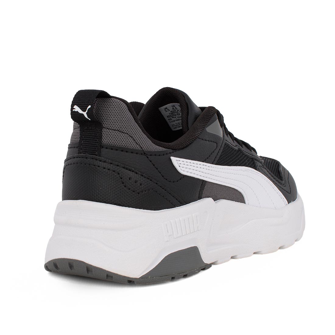 Puma Trinity 2 LT Jr 403703 02 Αθλητικό Unisex σε ύφασμα και συνθετικό υλικό Λευκό-Μαύρο
