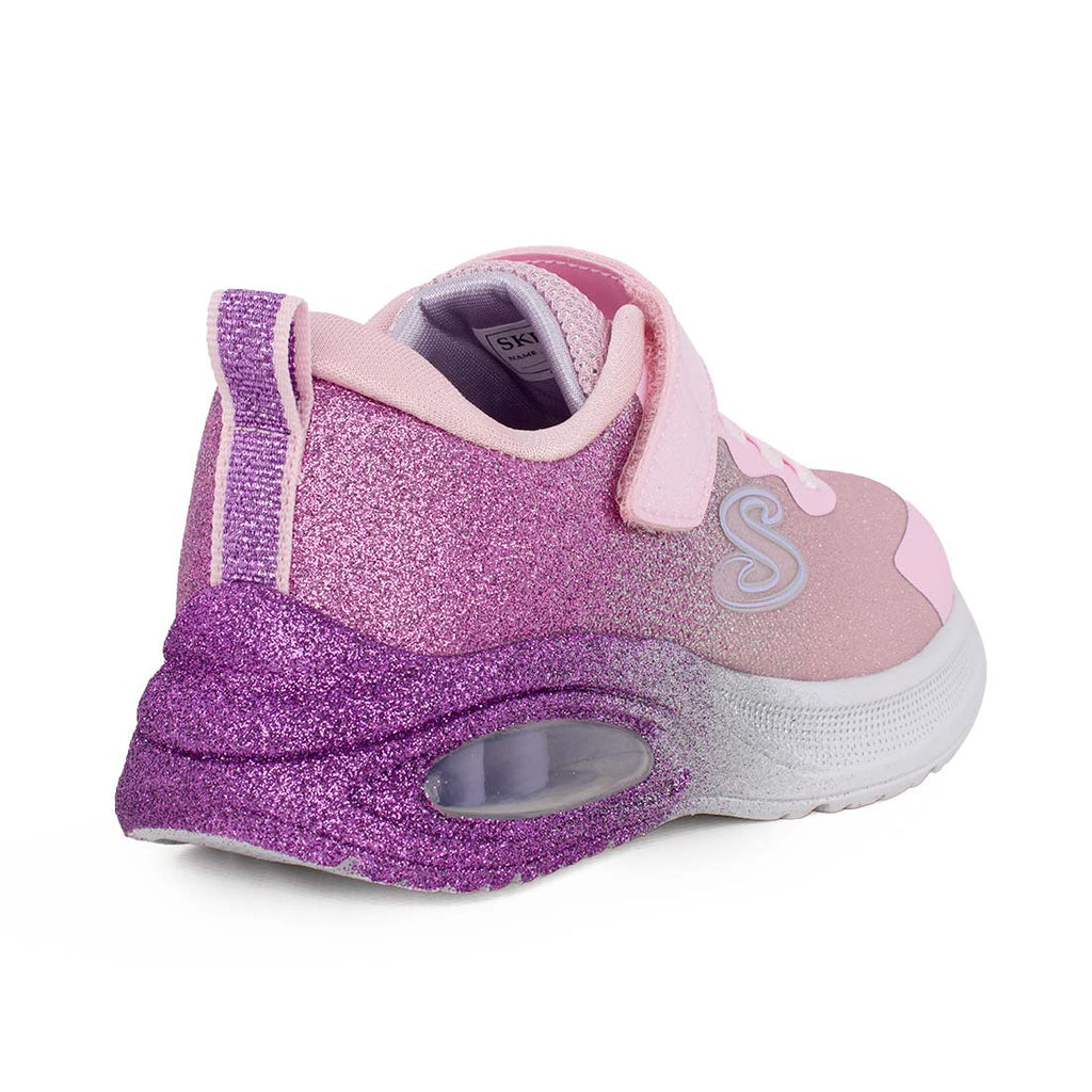 Skechers 303859L/LTPL Αθλητικό για κορίτσι σε συνθετικό υλικό και αδιαβροχοποιημένο ύφασμα Μωβ-Ροζ