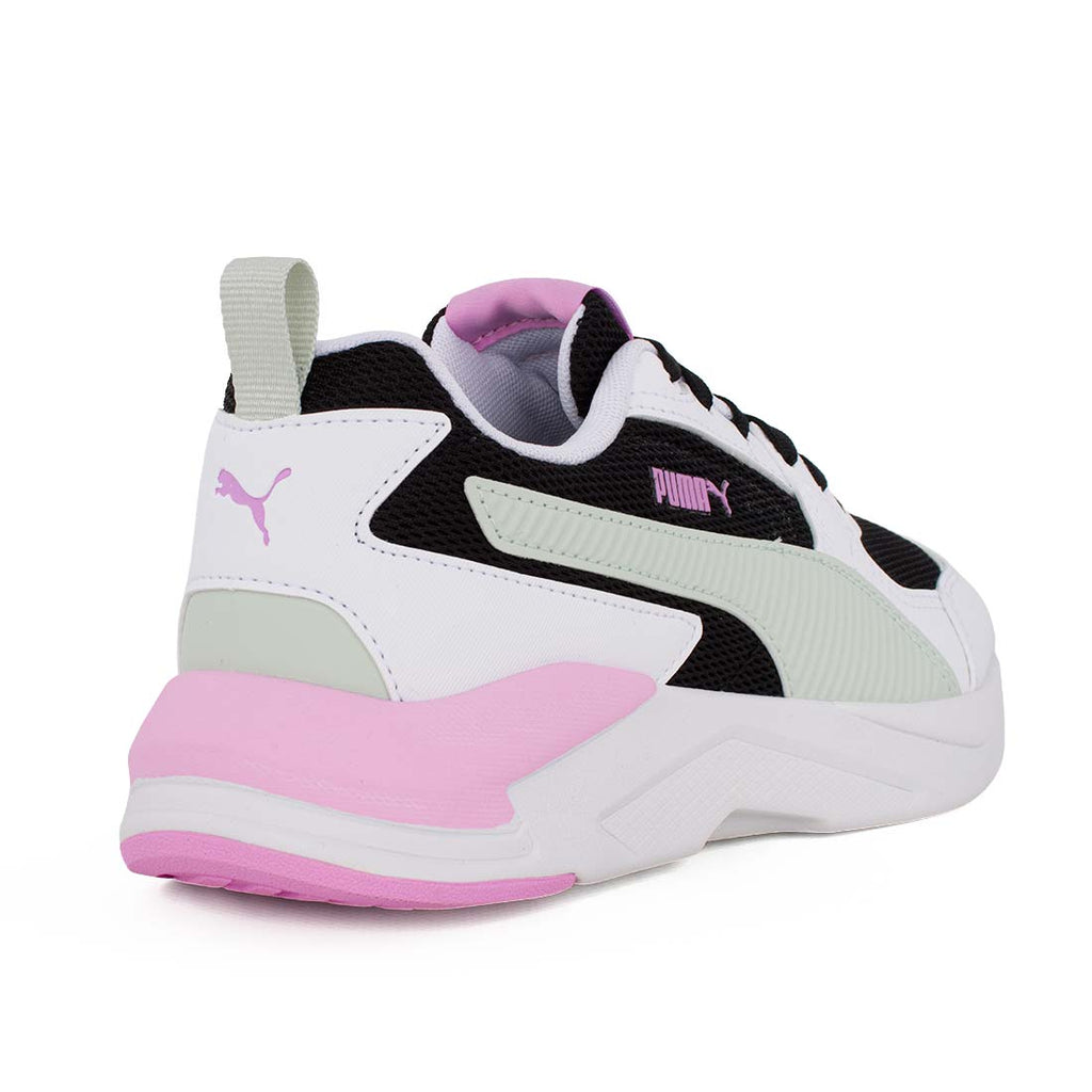 Puma X-Ray 4LT Jr 408307-05 Αθλητικό για κορίτσι σε συνθετικό υλικό και ύφασμα Μαύρο-Μέντα-Λευκό