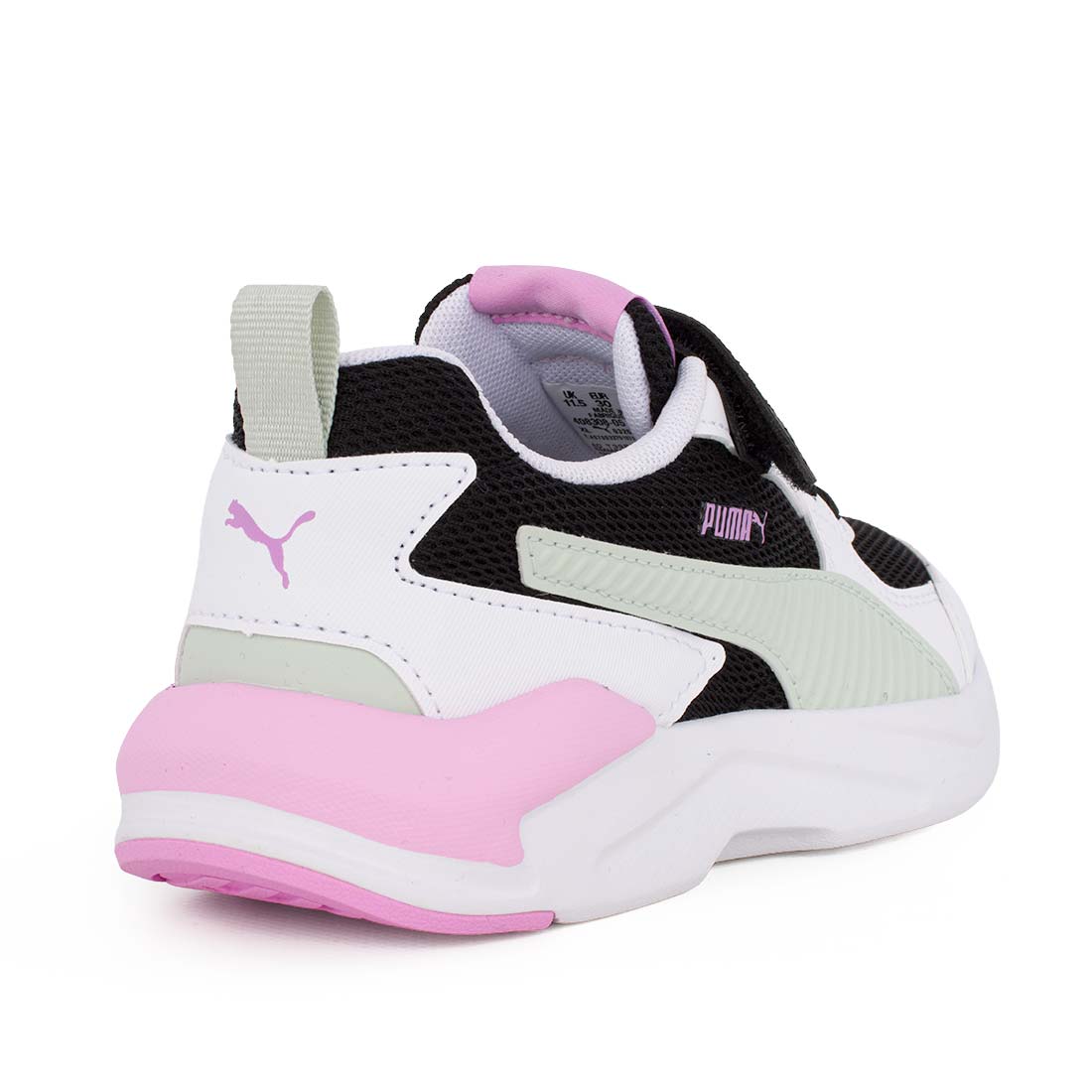 Puma X-Ray 4LT AC+PS 408308-05 Αθλητικό για κορίτσι σε συνθετικό υλικό και ύφασμα Μαύρο-Μέντα-Λευκό