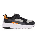Puma Trinity 2LT Ac 403704 15 Αθλητικό για αγόρι σε ύφασμα και συνθετικό υλικό Πορτοκαλί-Γκρί-Μαύρο