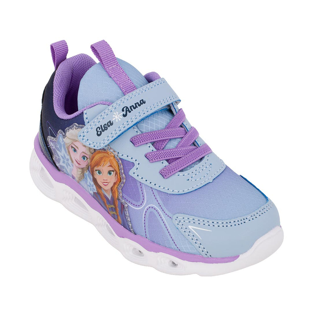 Disney Frozen FZ015975  Αθλητικό με φωτάκια για κορίτσι σε συνθετικό υλικό και ύφασμα Μπλέ-Μωβ