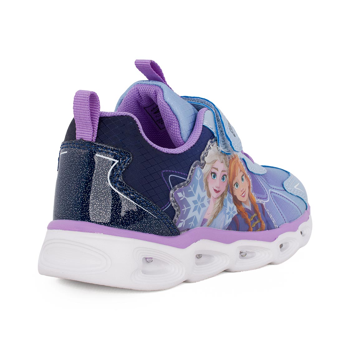 Disney Frozen FZ015975  Αθλητικό με φωτάκια για κορίτσι σε συνθετικό υλικό και ύφασμα Μπλέ-Μωβ