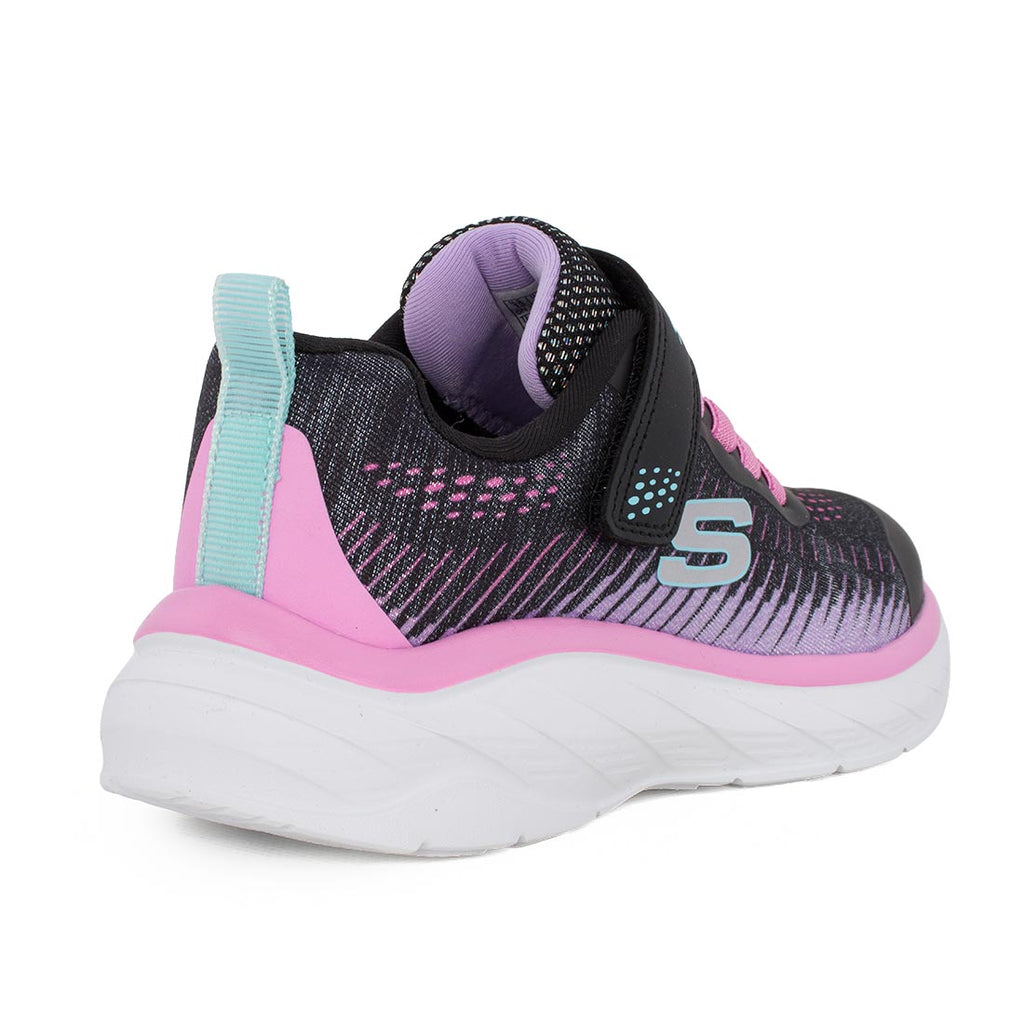 Skechers 303599L/BKMT Αθλητικό runner για κορίτσι σε συνθετικό υλικό και αδιαβροχοποιημένο ύφασμα Μέντα-Ροζ-Μαύρο