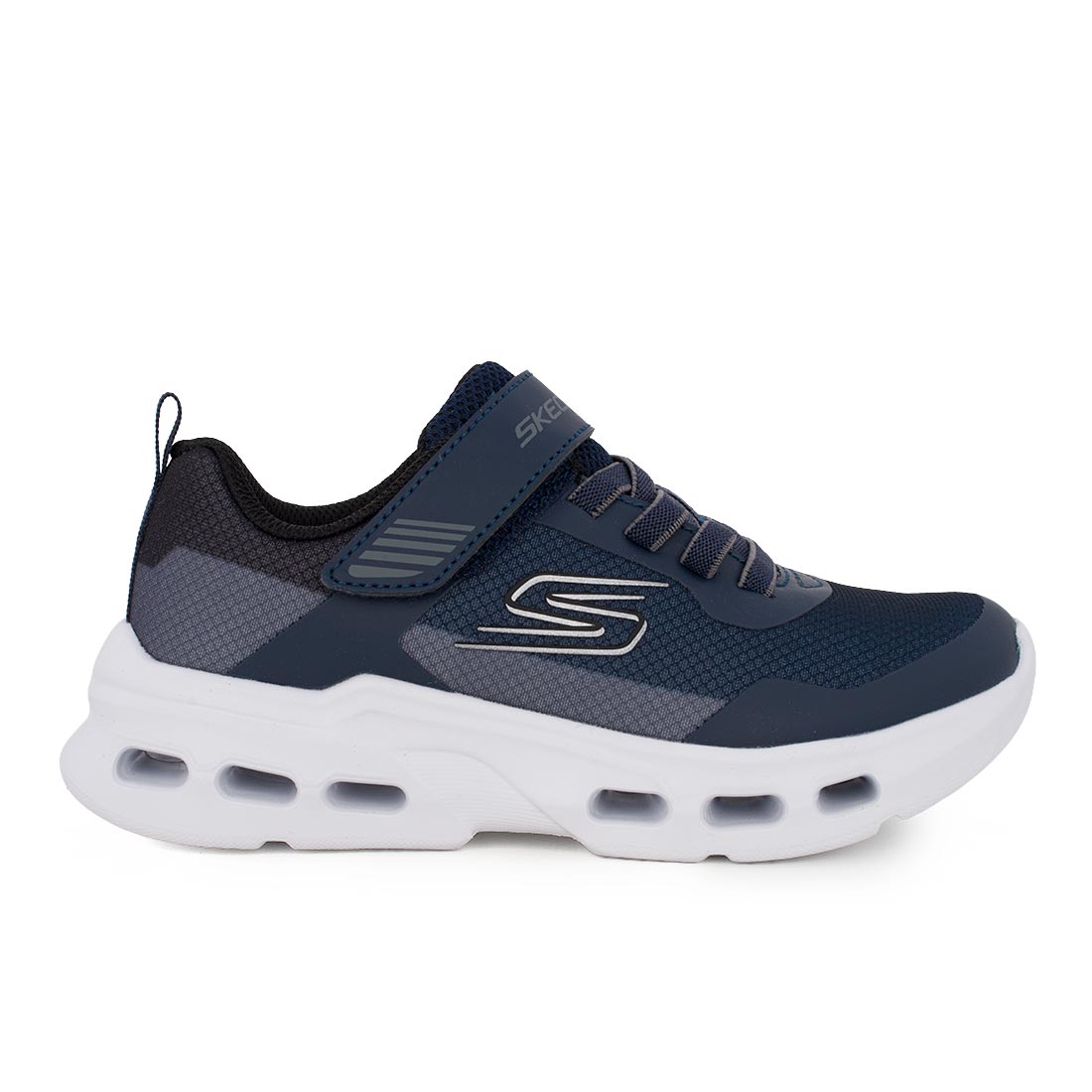 Skechers 45125L/NVCC Αθλητικό για αγόρι σε συνθετικό υλικό και ύφασμα Μπλέ-Γκρί