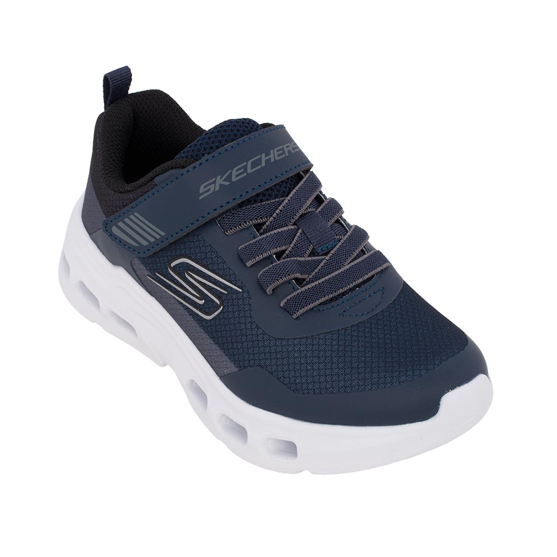 Skechers 45125L/NVCC Αθλητικό για αγόρι σε συνθετικό υλικό και ύφασμα Μπλέ-Γκρί