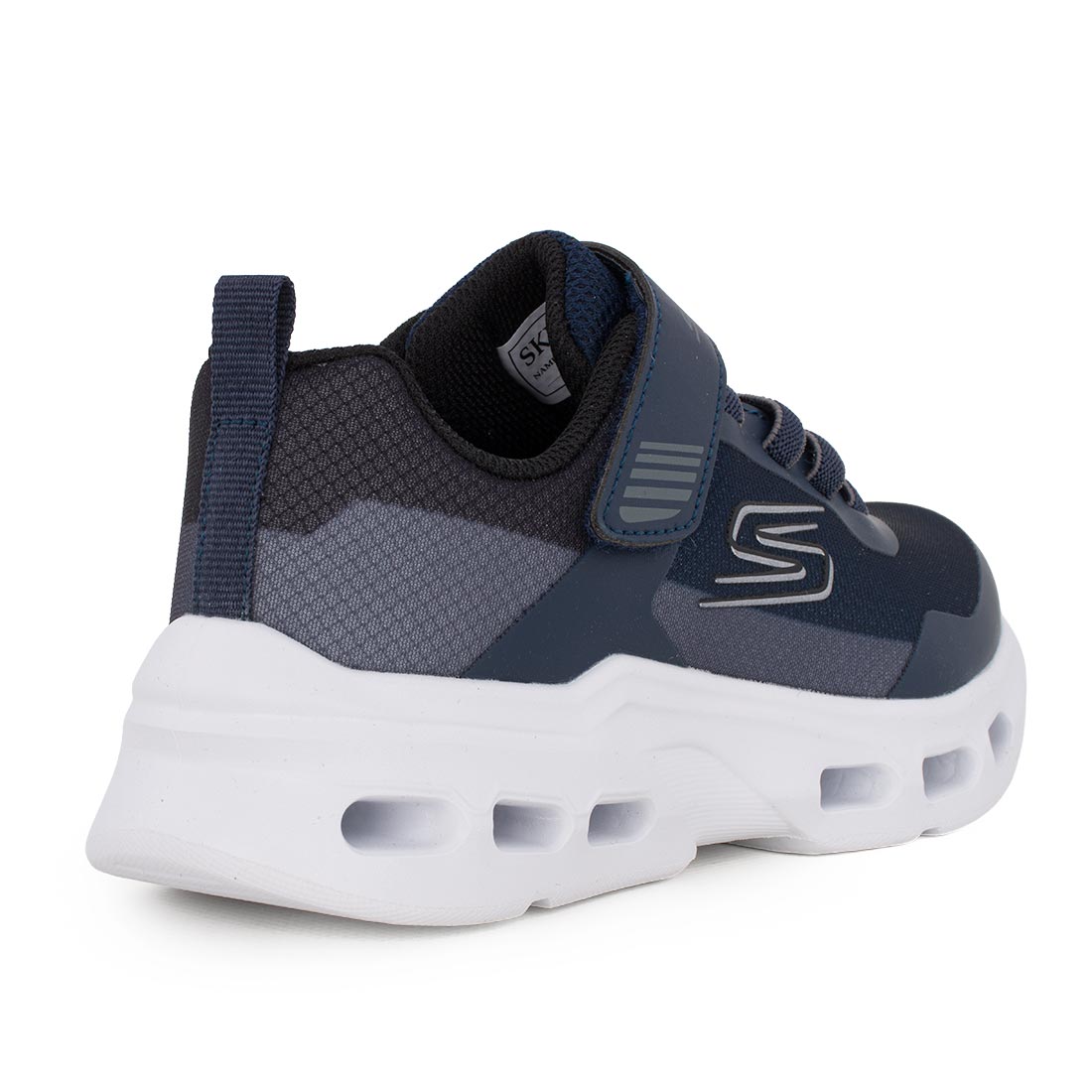 Skechers 45125L/NVCC Αθλητικό για αγόρι σε συνθετικό υλικό και ύφασμα Μπλέ-Γκρί